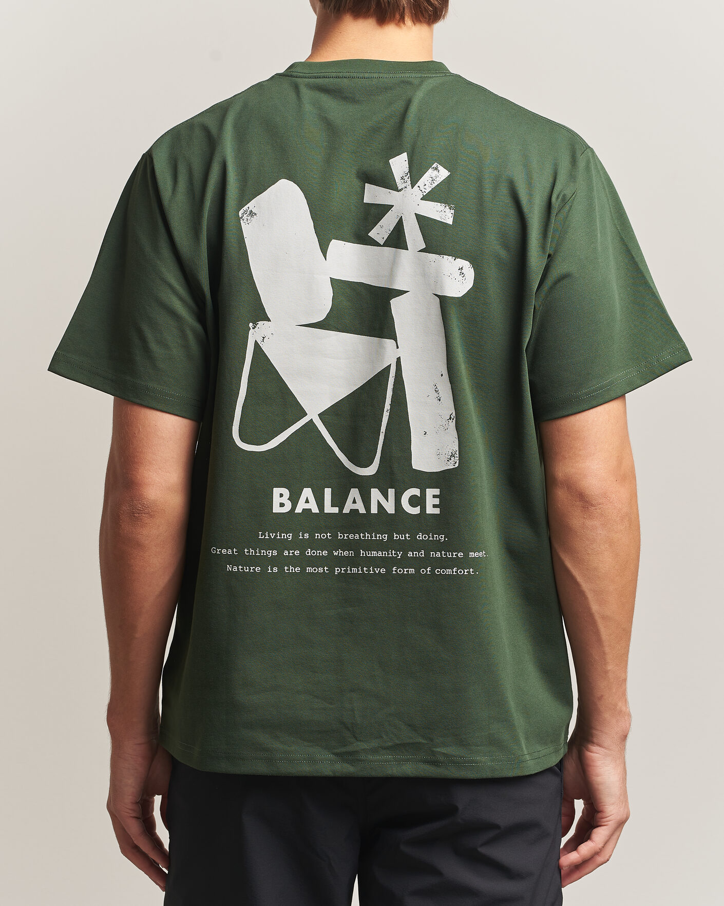 Uomini | T-shirt | Snow Peak | Elemental Balance T-Shirt Dark Green