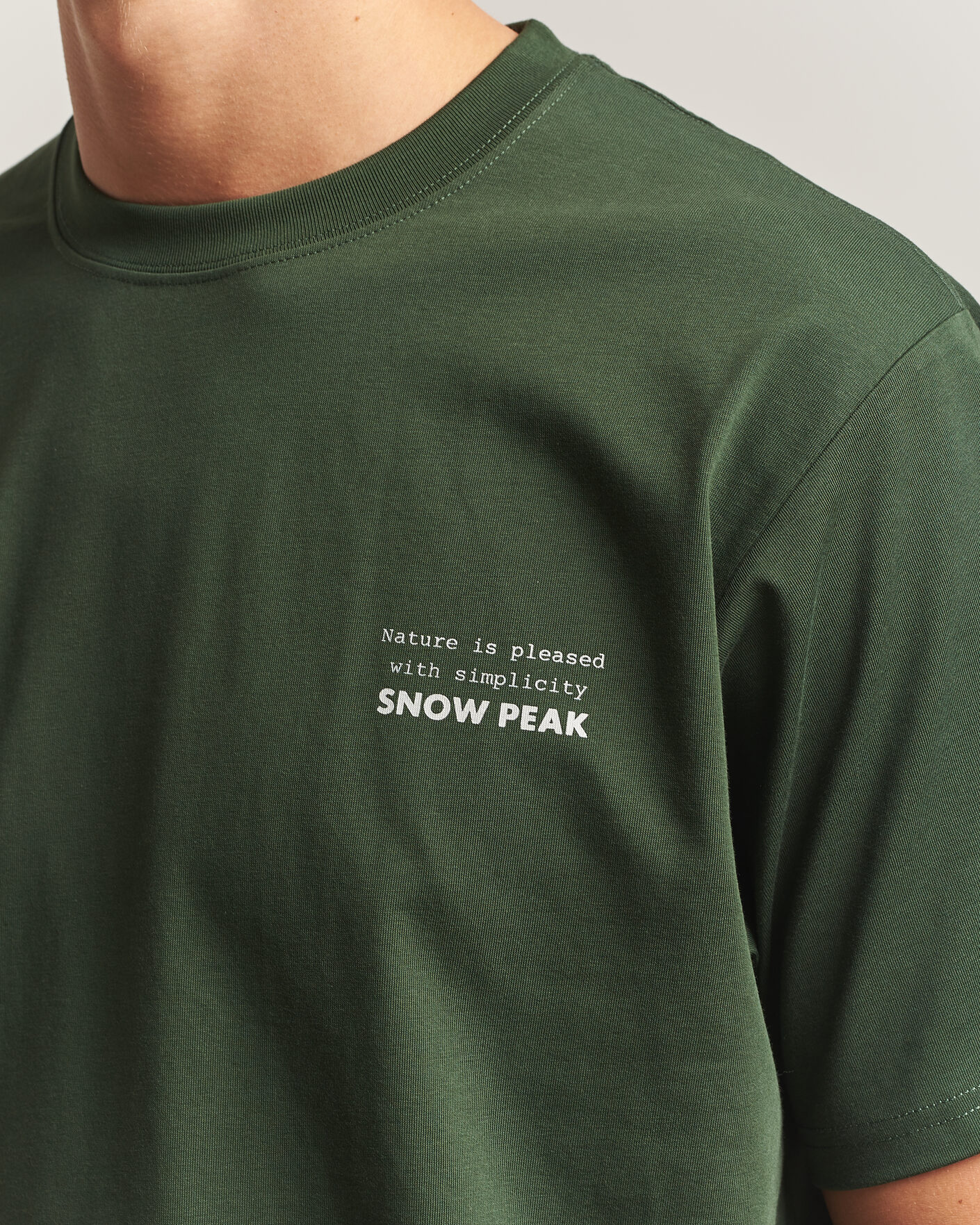 Uomini | T-shirt | Snow Peak | Elemental Balance T-Shirt Dark Green