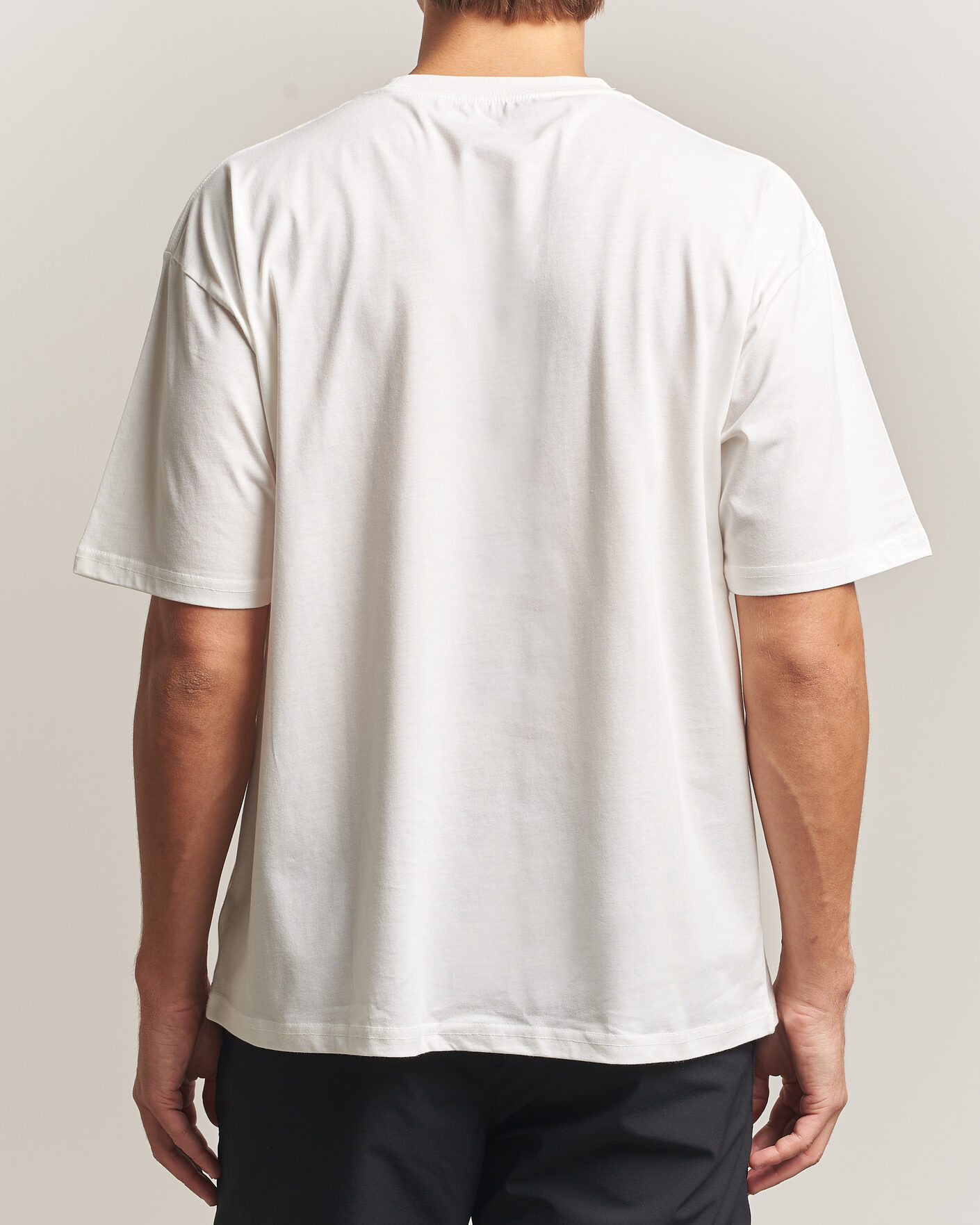 Uomini | T-shirt | Snow Peak | Soft Cotton Relaxed Logo T-Shirt Off White