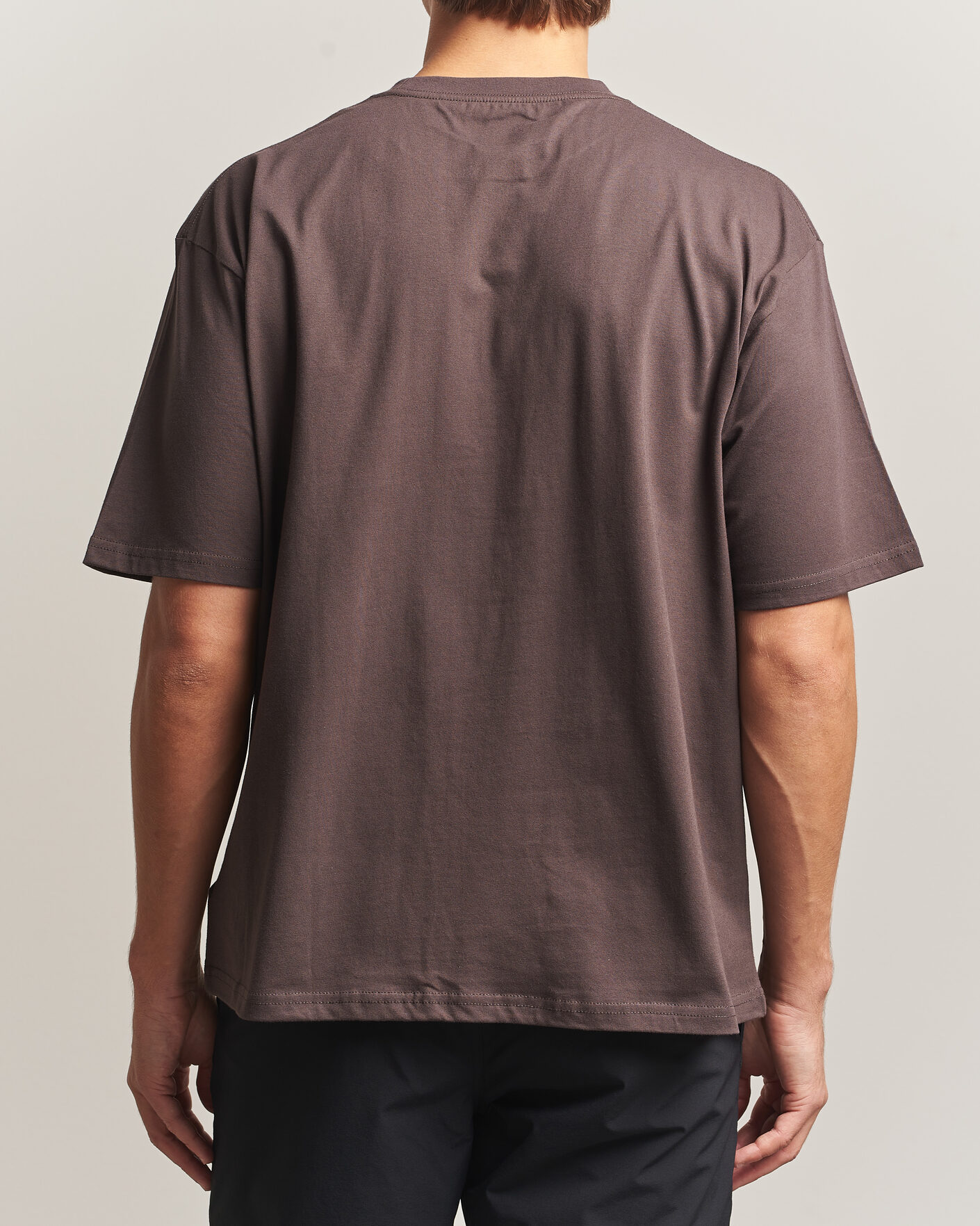 Uomini | T-shirt | Snow Peak | Soft Cotton Relaxed Logo T-Shirt Brown