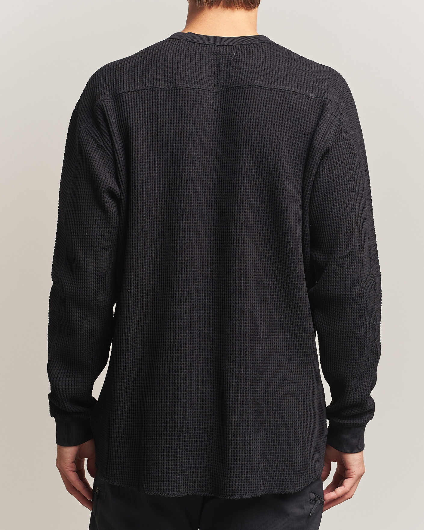 Uomini | Maglieria | Snow Peak | Heavyweight Waffle Pullover Black