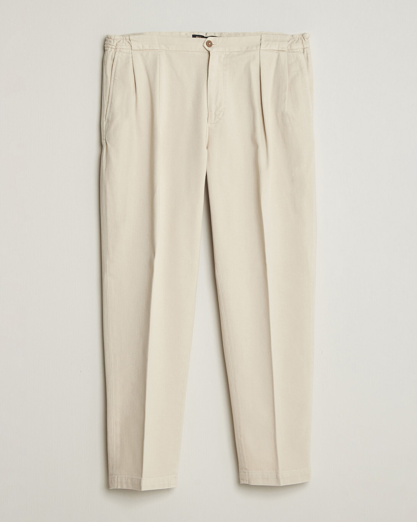 Uomini | Pantaloni | Briglia 1949 | Portobello Loose Fit Cotton Trousers Ecru