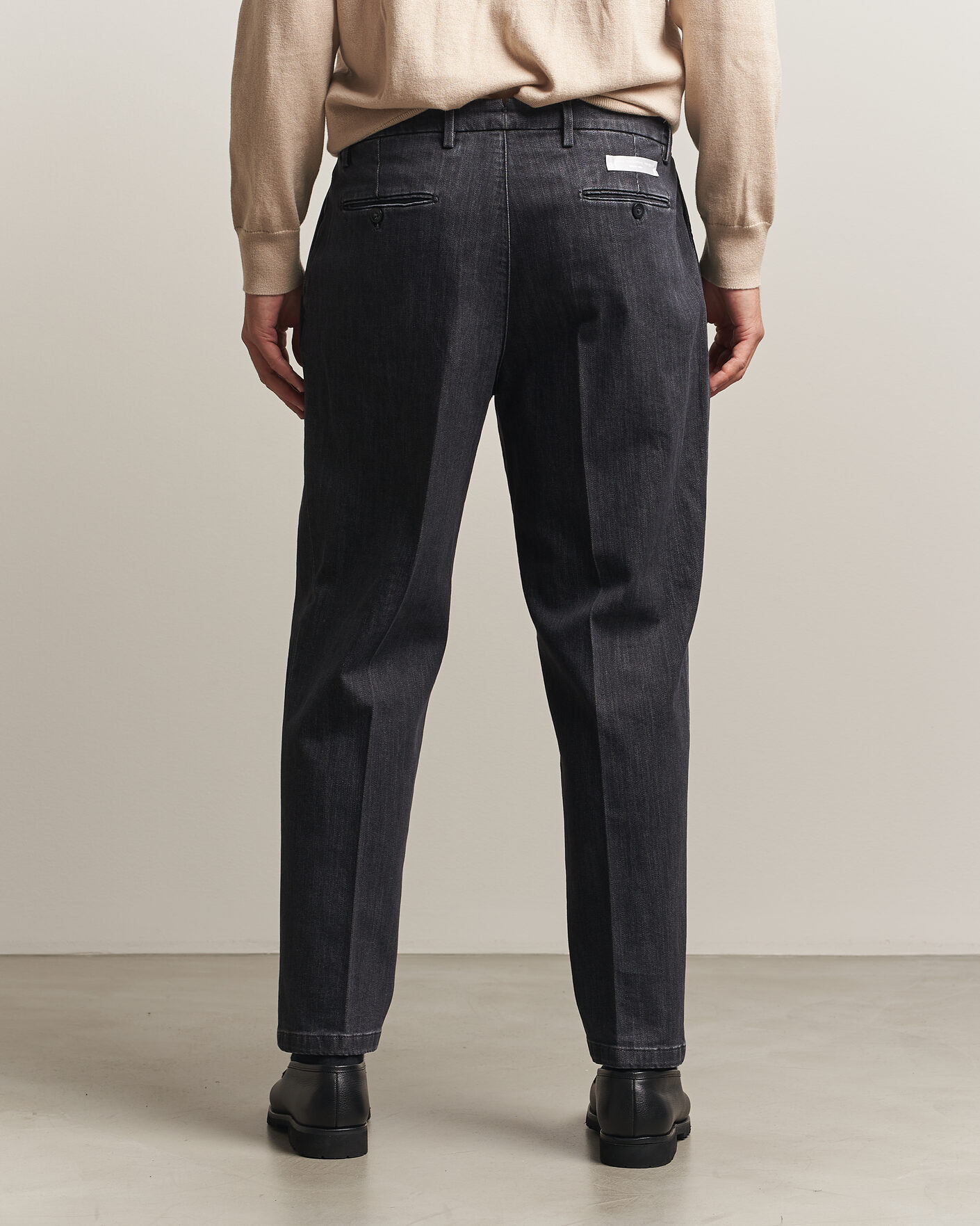 Uomini | Pantaloni | Briglia 1949 | Portobello Loose Fit Denim Trousers Grey