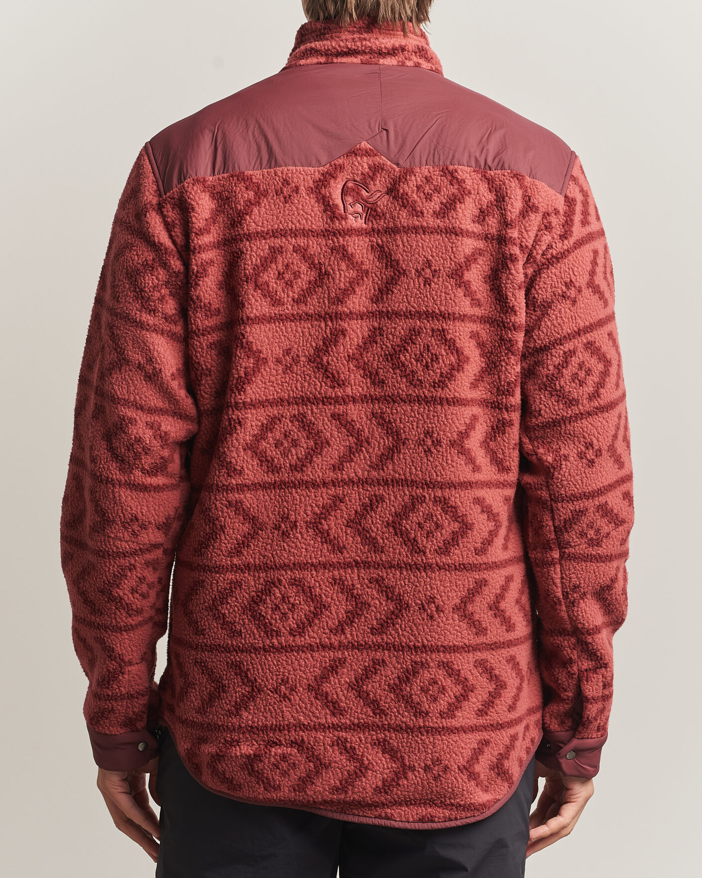 Uomini | Giacche | Norrøna | Tamok Warm3 Fleece Jacket Cowhide