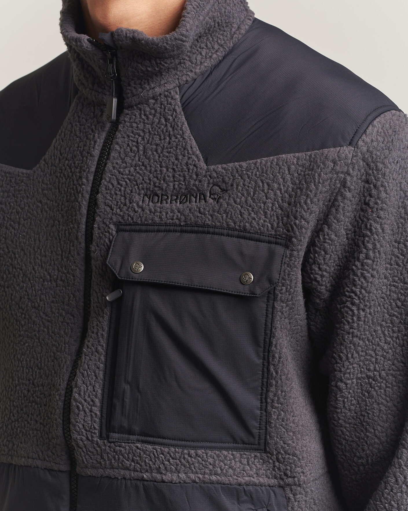 Uomini | Giacche | Norrøna | Tamok Warm3 Fleece Jacket Phantom