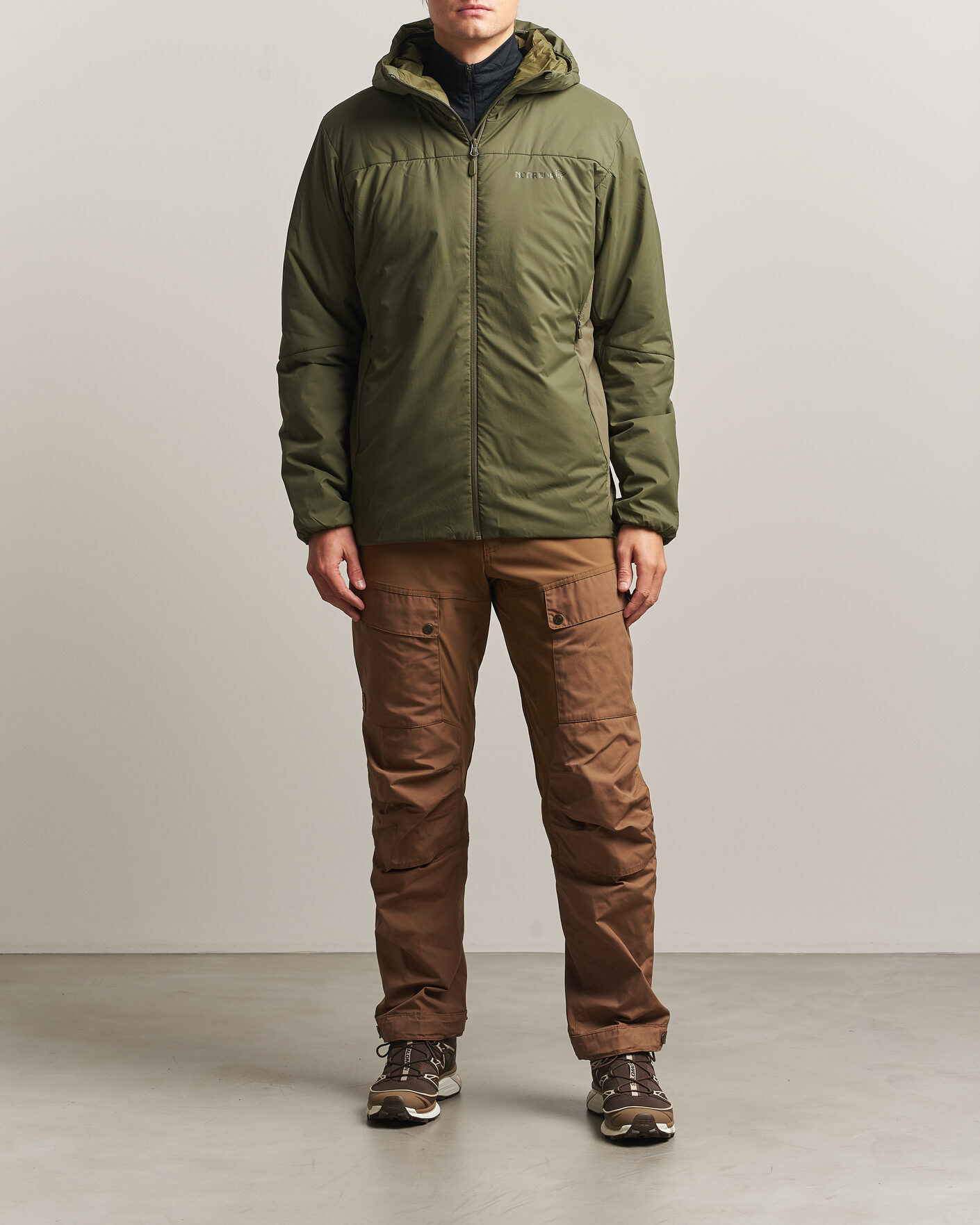 Uomini | Giacche | Norrøna | Femund Thermo Zip Hood Olive Night