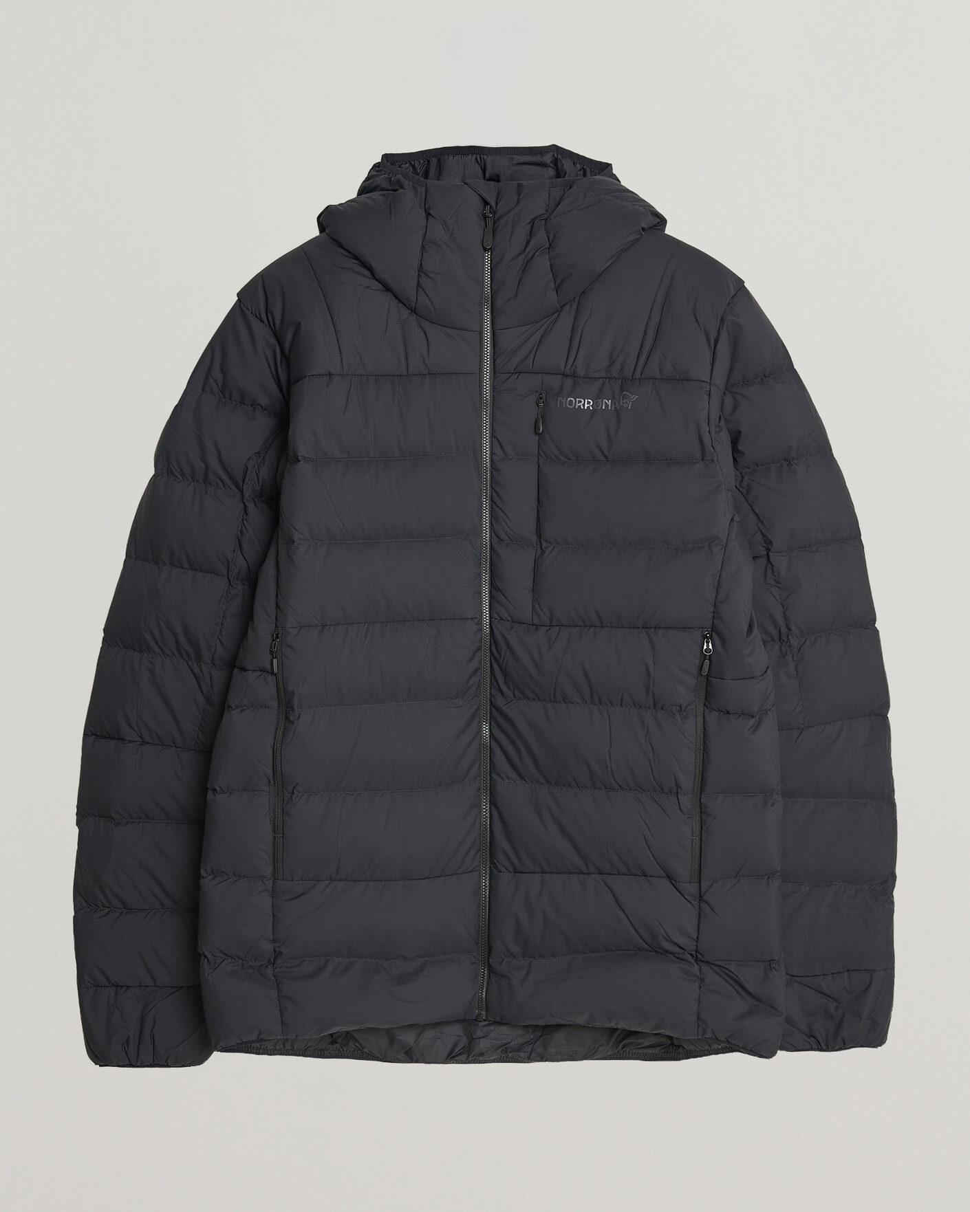 Uomini | Giacche | Norrøna | Femund Down 700 Zip Hood Caviar Black