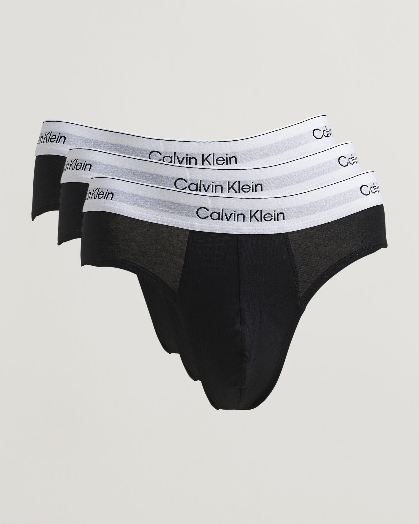 Uomini | Biancheria intima | Calvin Klein | 3-Pack Icon Cotton Stretch Hip Brief Black