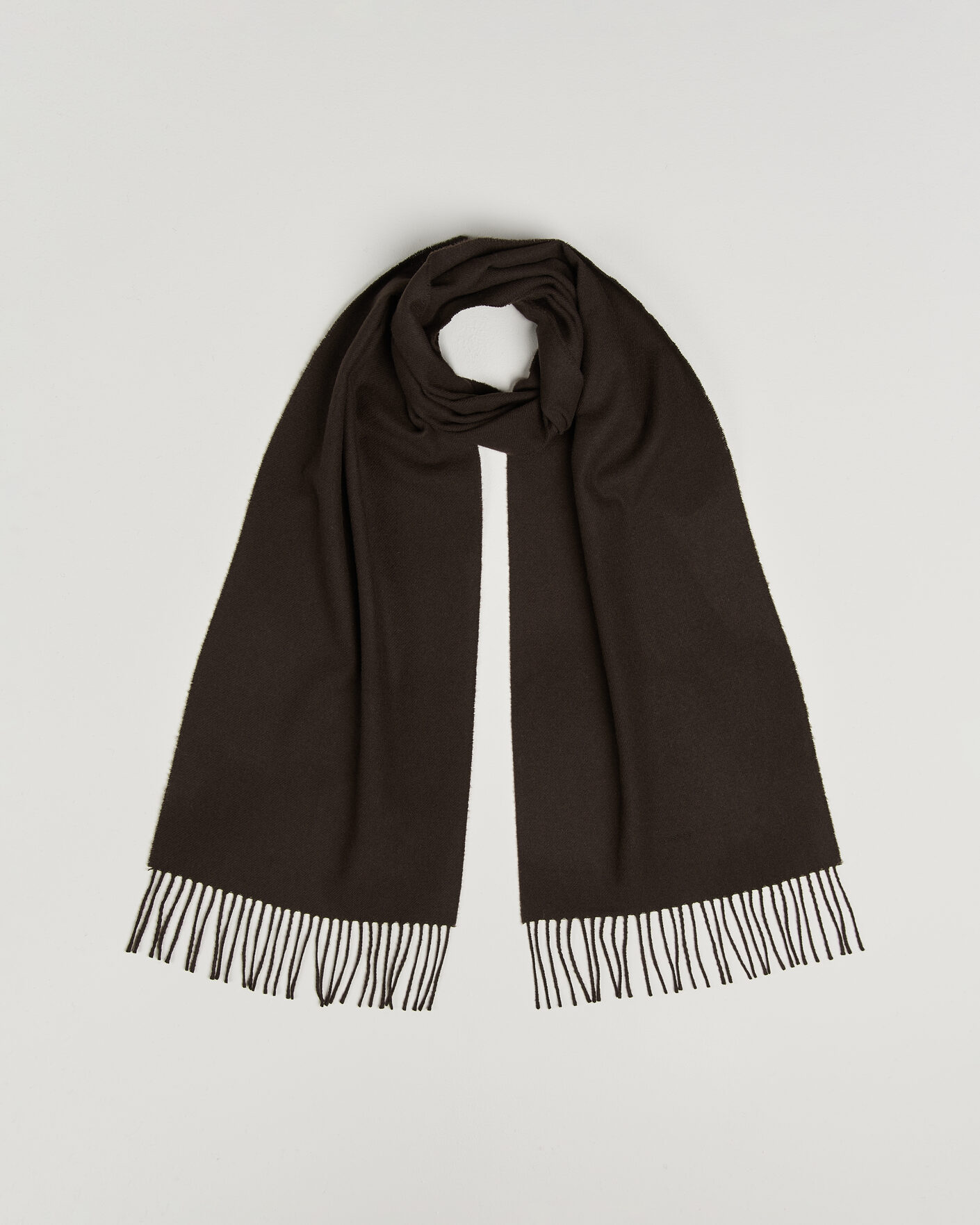 Uomini | Sciarpe | Gant | Wool Scarf Shadow Brown