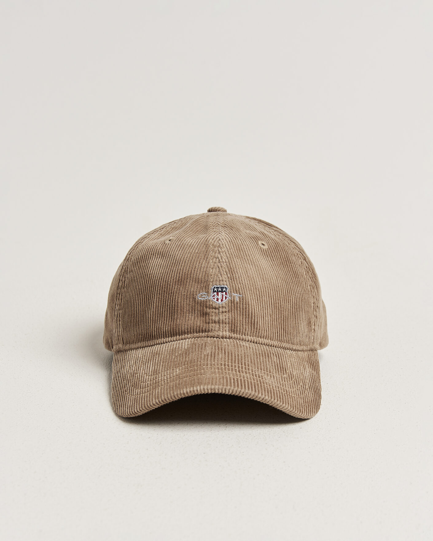 Uomini | Cappelli & Berretti | Gant | Corduroy Cap Warm Khaki