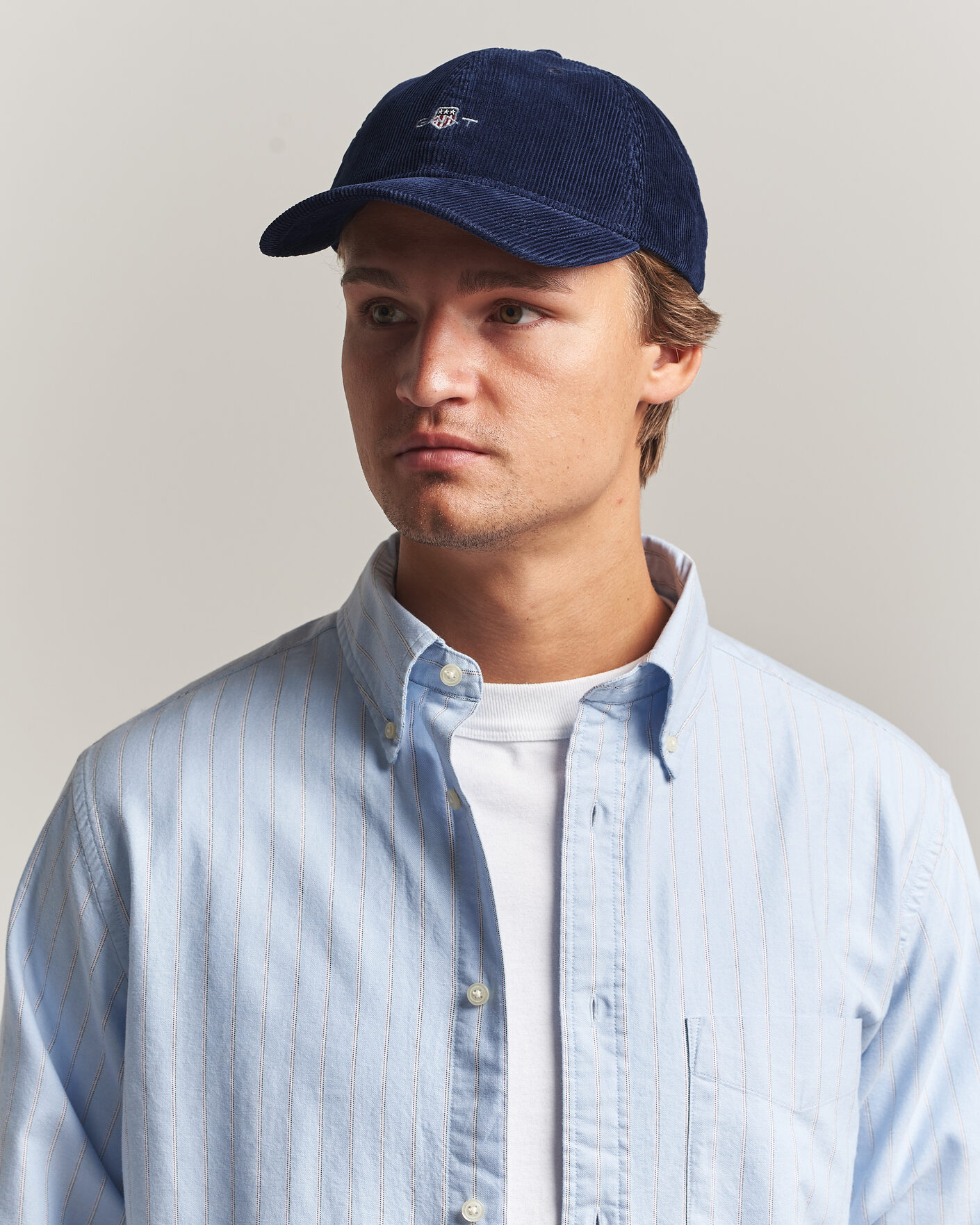 Uomini | Cappelli & Berretti | Gant | Corduroy Cap Marine