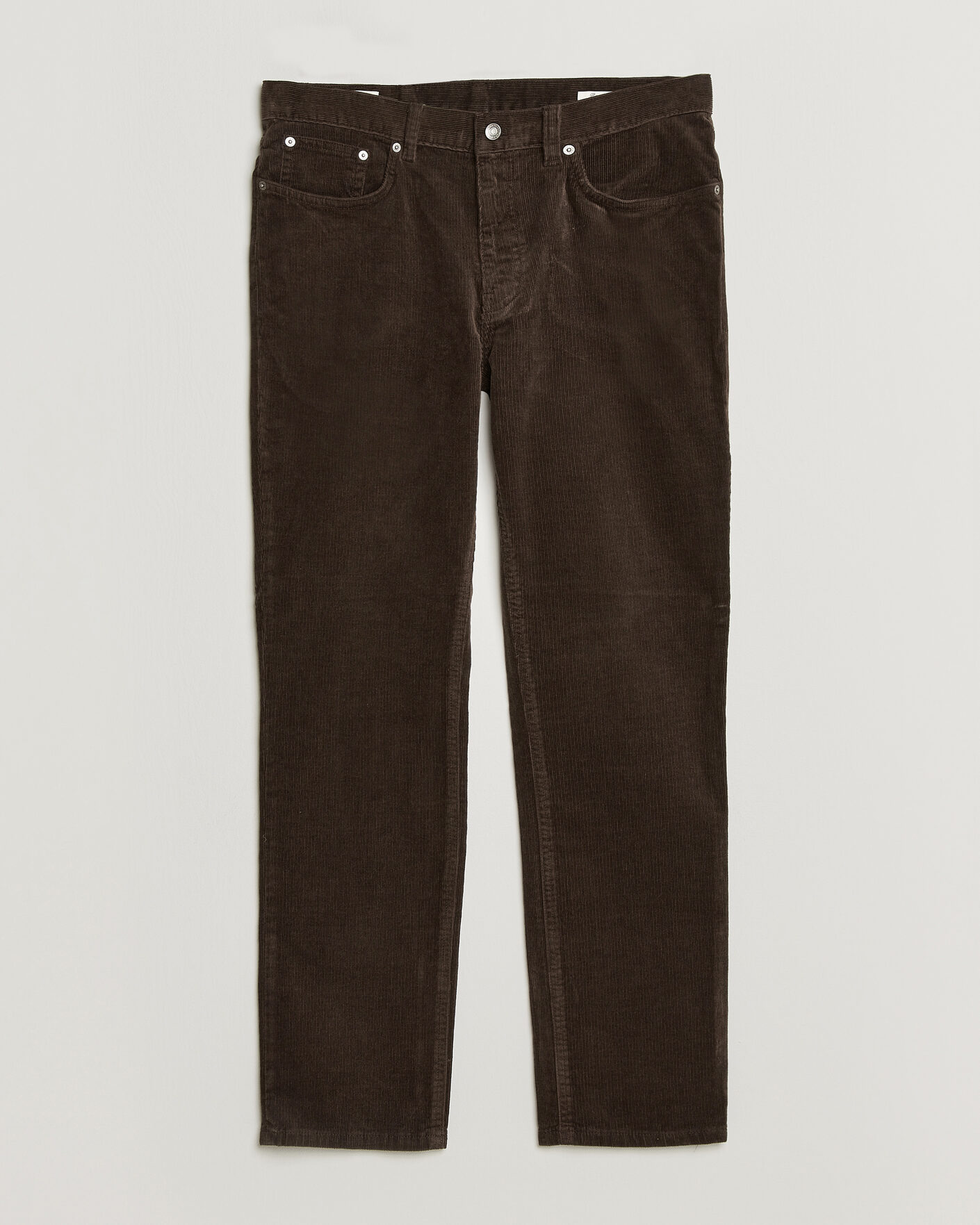 Uomini | Pantaloni | Gant | Regular Fit Corduroy 5-Pocket Pants Black Brown