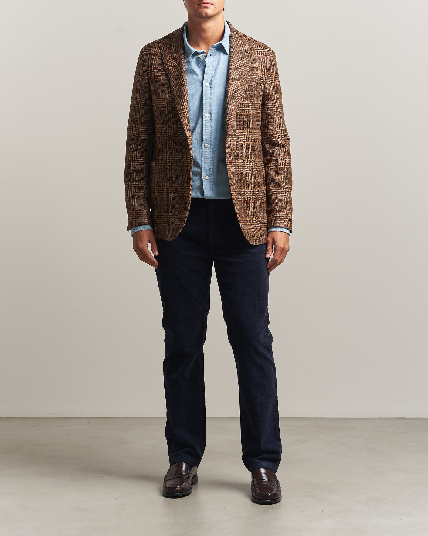Uomini | Pantaloni | Gant | Regular Fit Corduroy 5-Pocket Pants Evening Blue