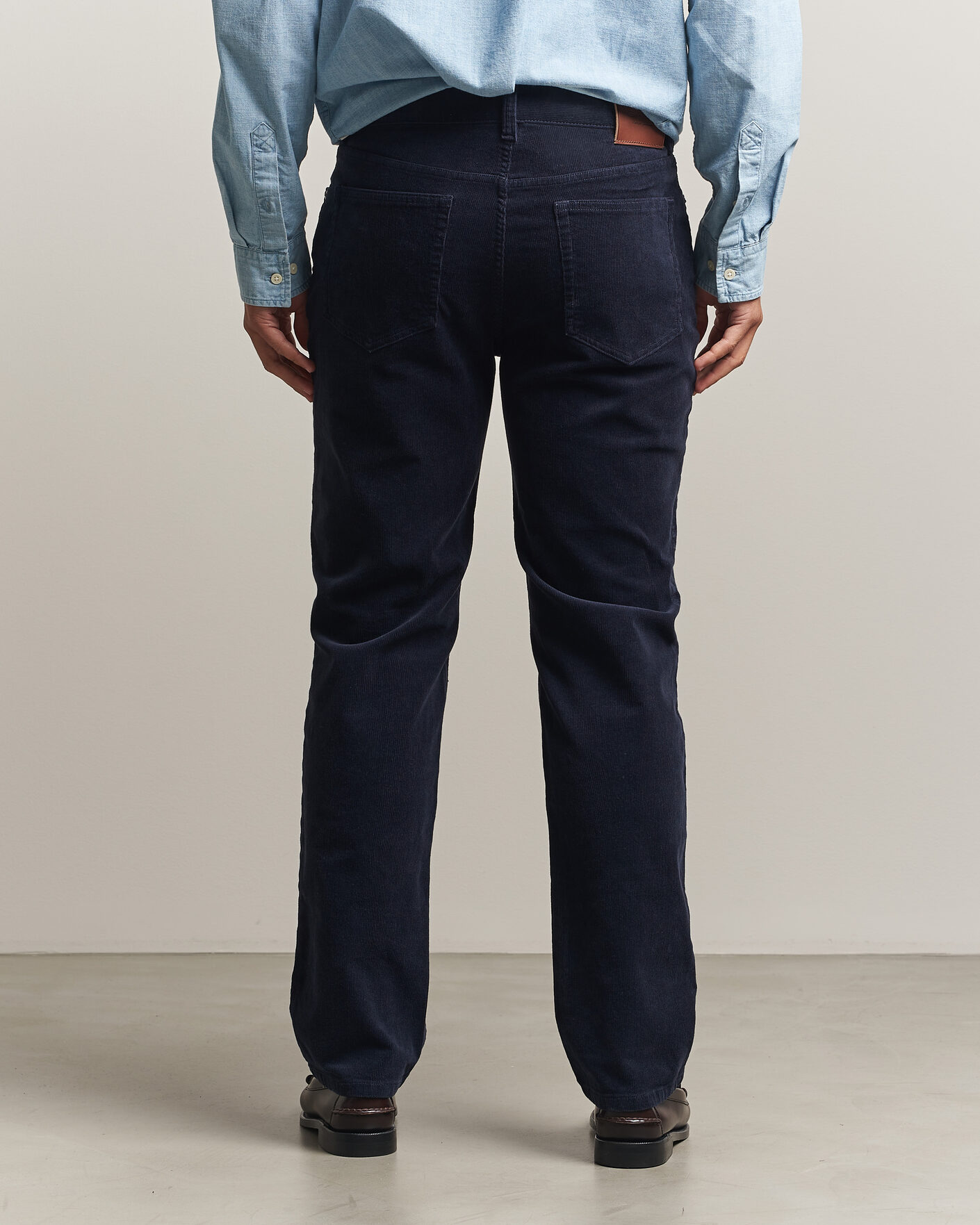 Uomini | Pantaloni | Gant | Regular Fit Corduroy 5-Pocket Pants Evening Blue