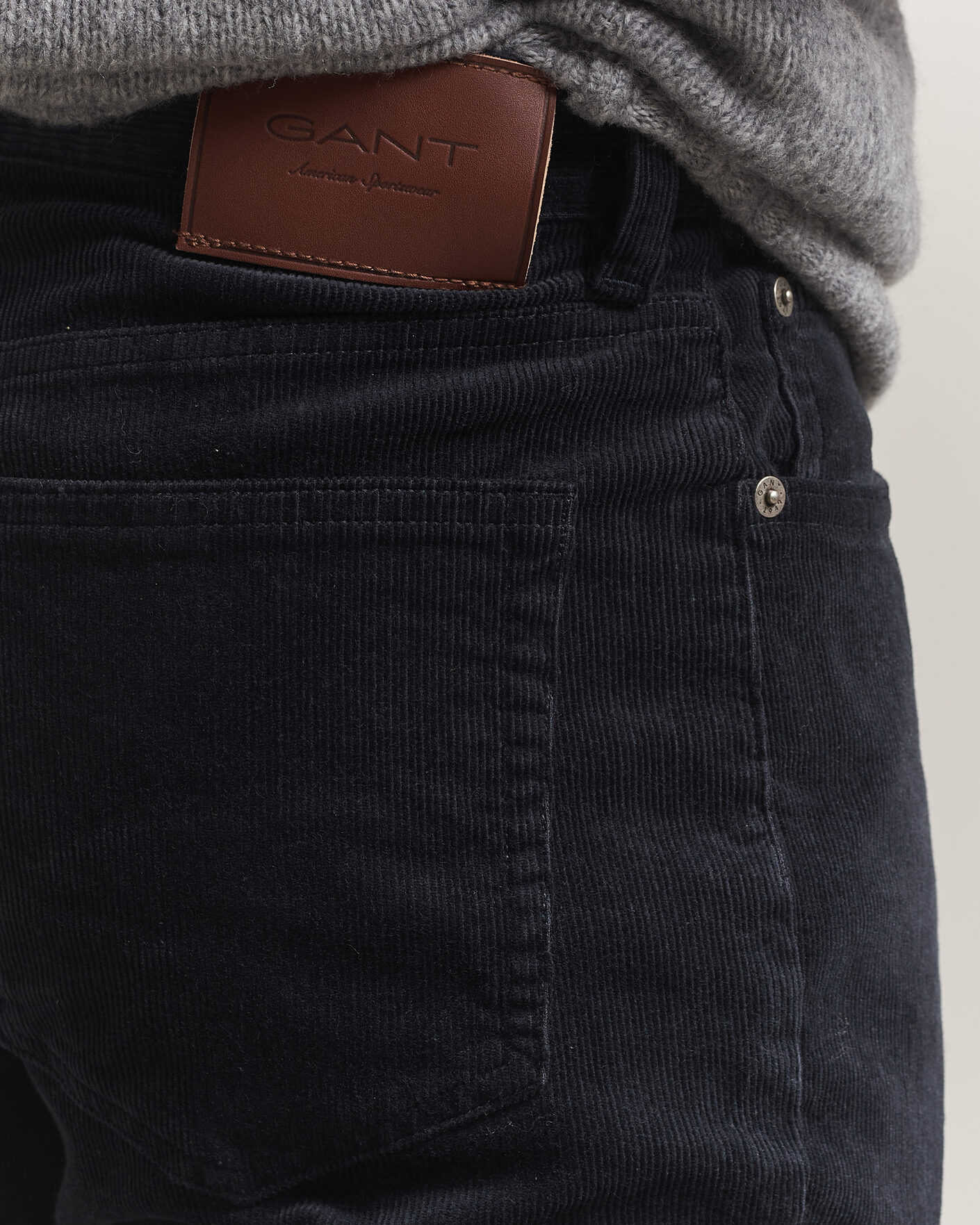Uomini | Pantaloni | Gant | Regular Fit Corduroy 5-Pocket Pants Black