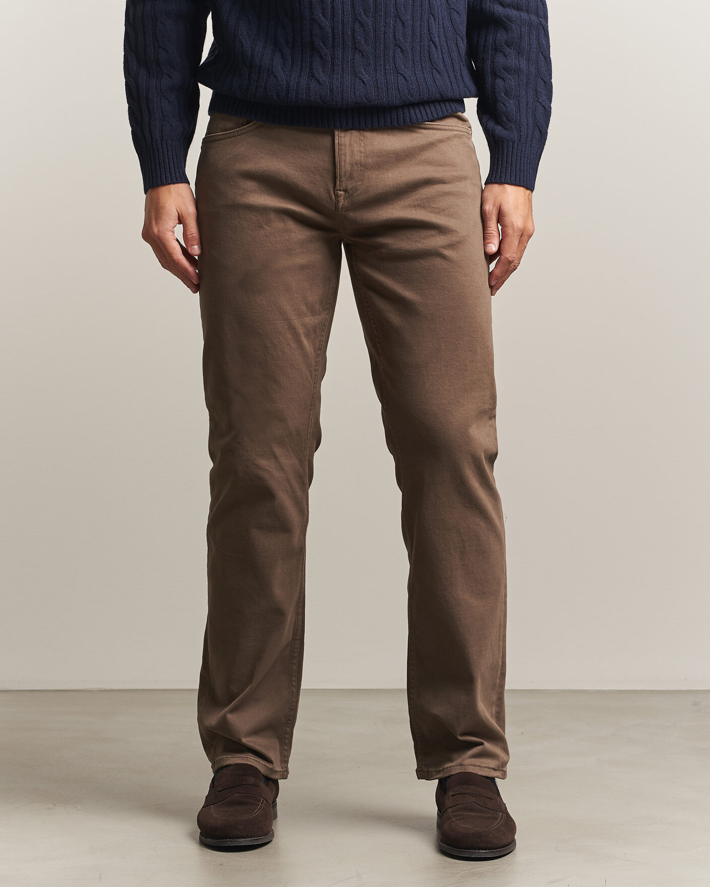 Uomini | Pantaloni | Gant | Regular Fit Moleskin 5-Pocket Pants Faded Taupe