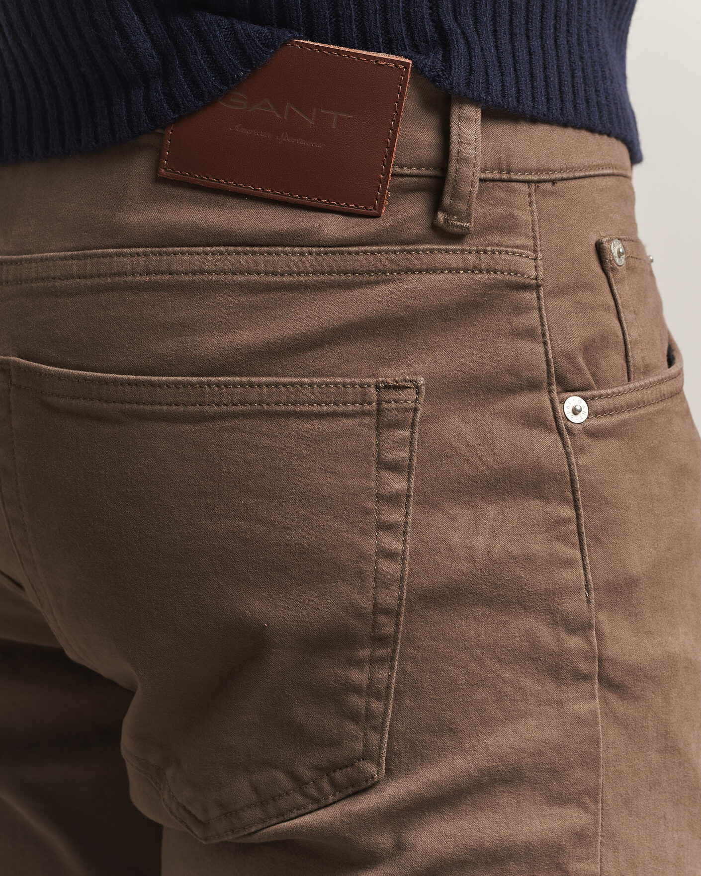 Uomini | Pantaloni | Gant | Regular Fit Moleskin 5-Pocket Pants Faded Taupe