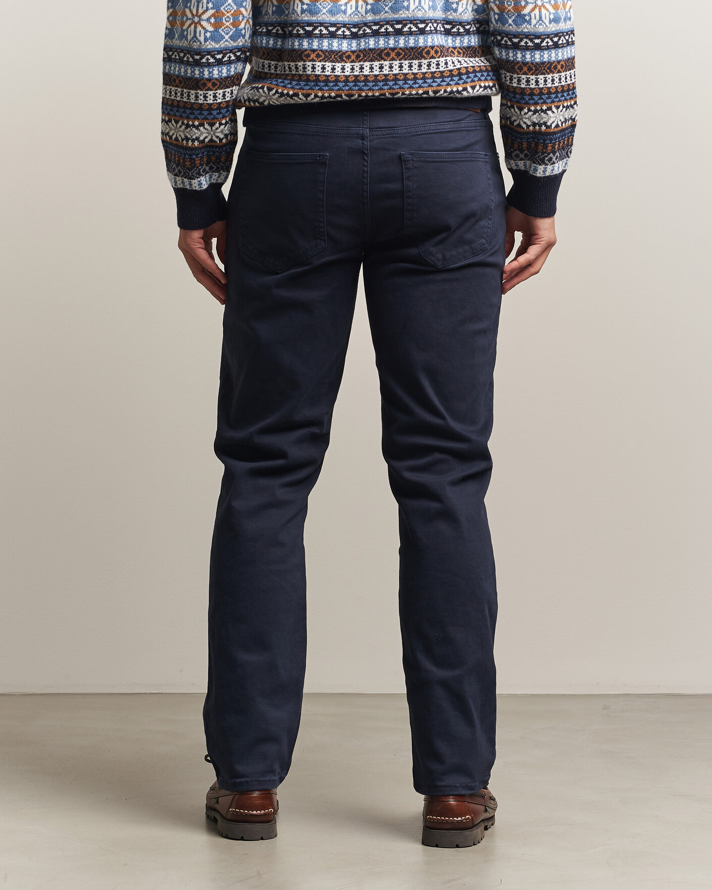 Uomini | Pantaloni | Gant | Regular Fit Moleskin 5-Pocket Pants Evening Blue