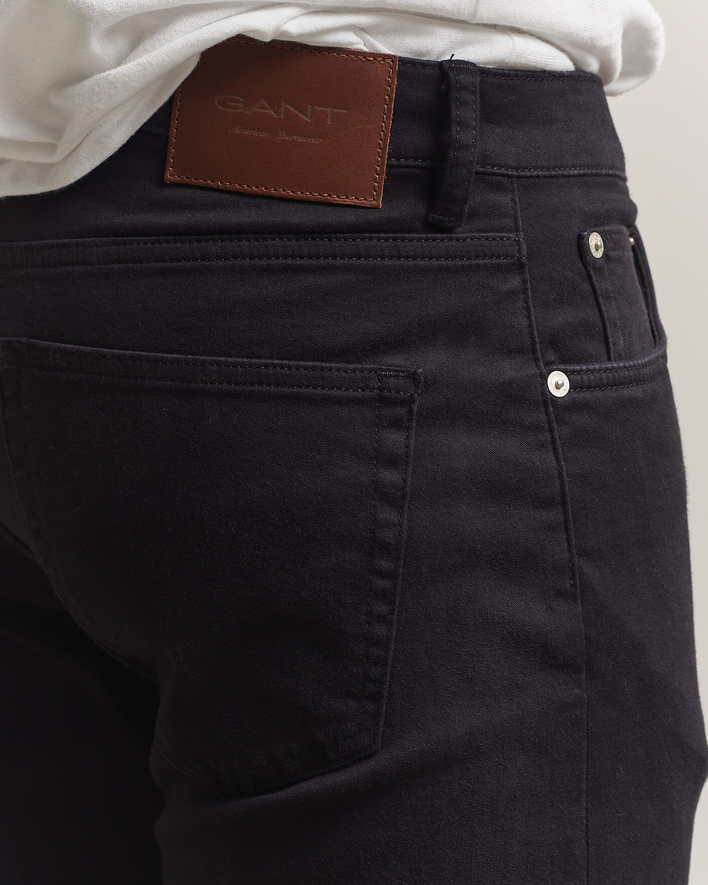 Uomini | Pantaloni | Gant | Regular Fit Moleskin 5-Pocket Pants Black