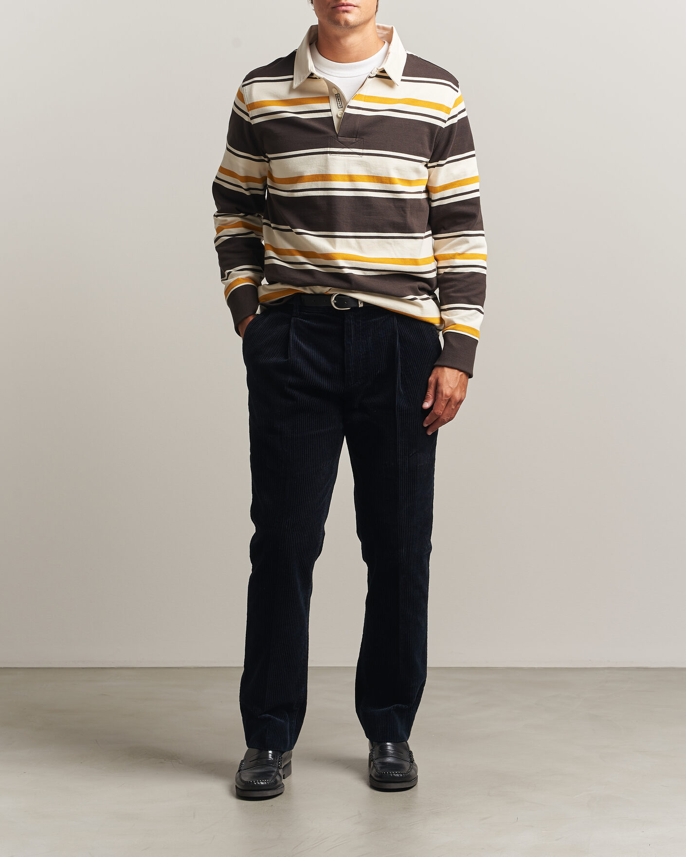 Uomini | Pantaloni | Gant | Corduroy Trousers Evening Blue