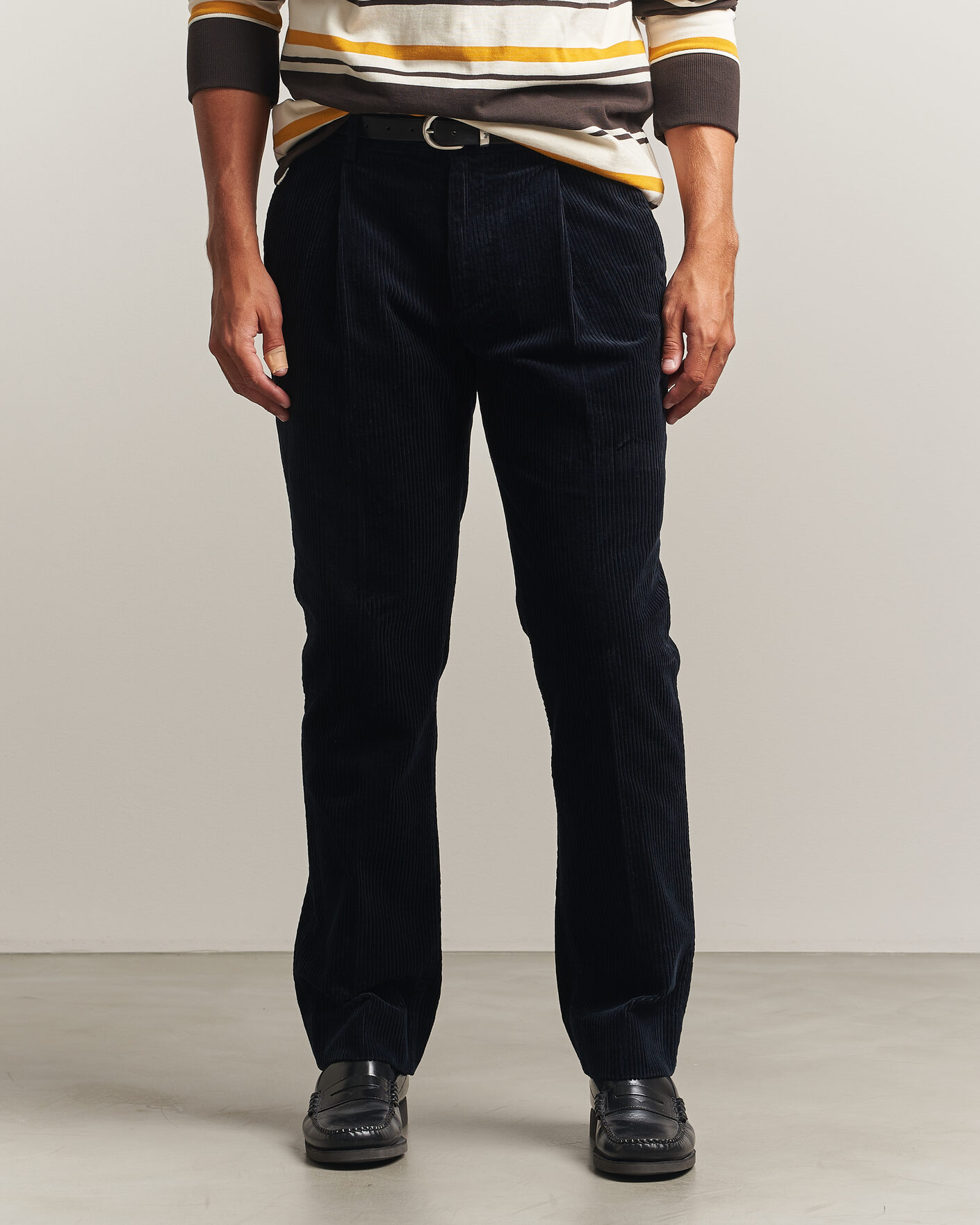 Uomini | Pantaloni | Gant | Corduroy Trousers Evening Blue
