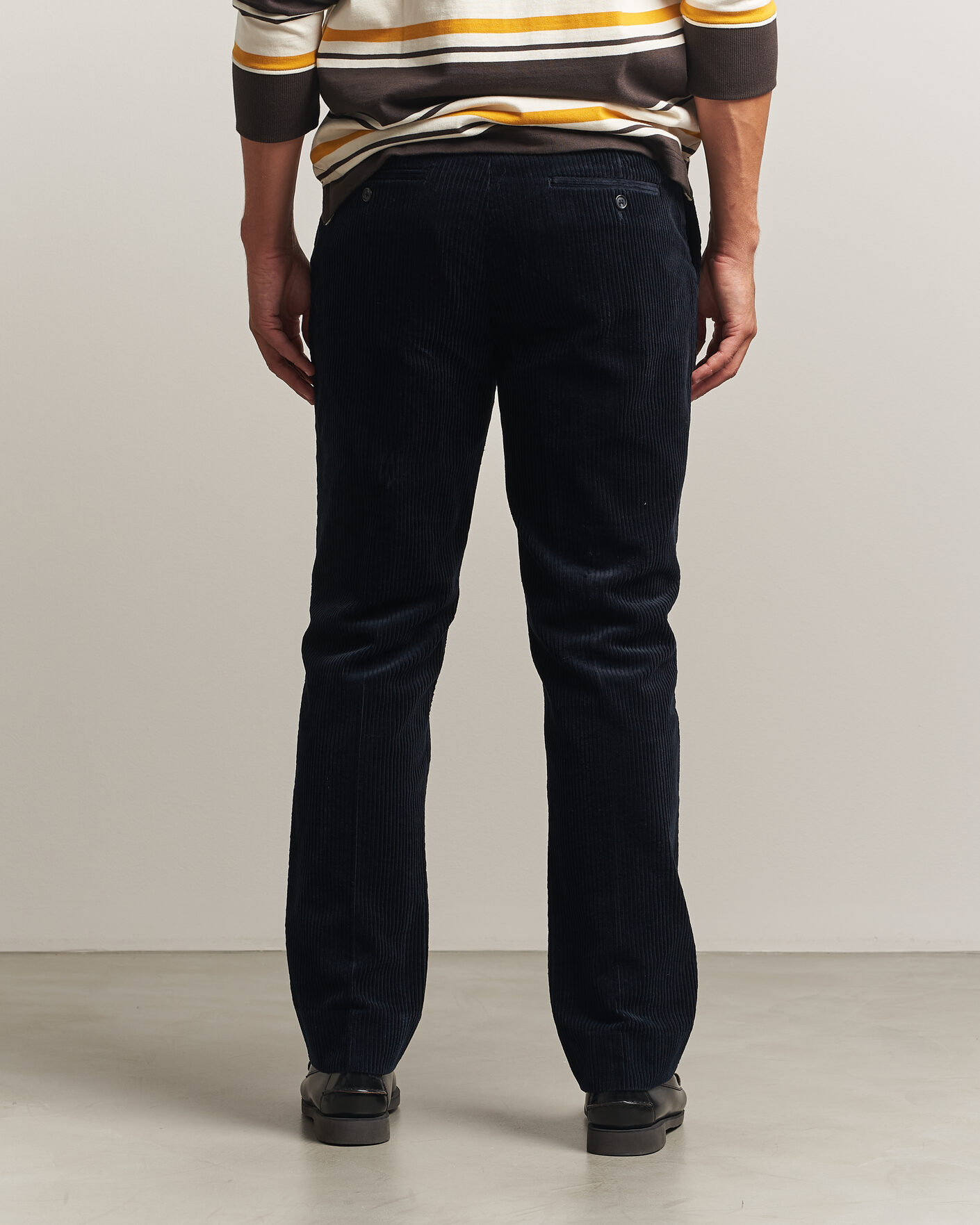 Uomini | Pantaloni | Gant | Corduroy Trousers Evening Blue
