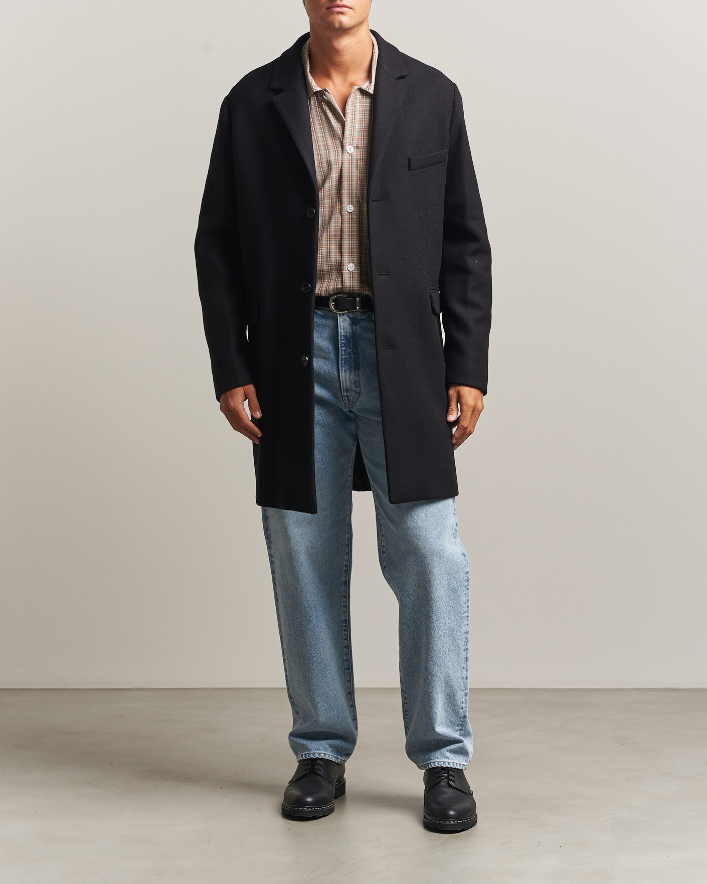 Uomini | Giacche | Gant | Classic Wool/Cashmere Coat Black