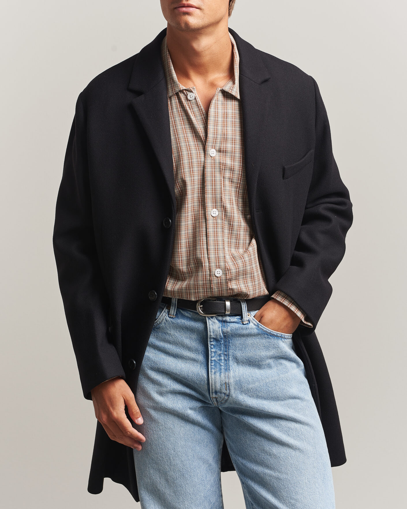 Uomini | Giacche | Gant | Classic Wool/Cashmere Coat Black