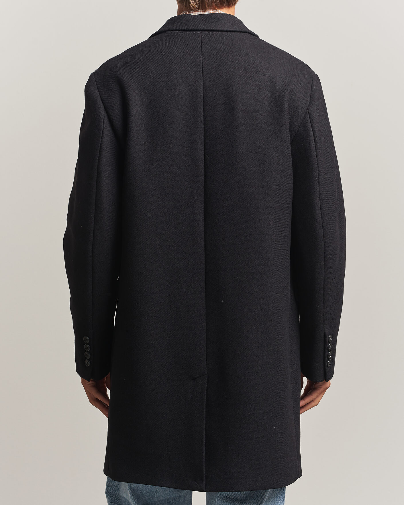 Uomini | Giacche | Gant | Classic Wool/Cashmere Coat Black