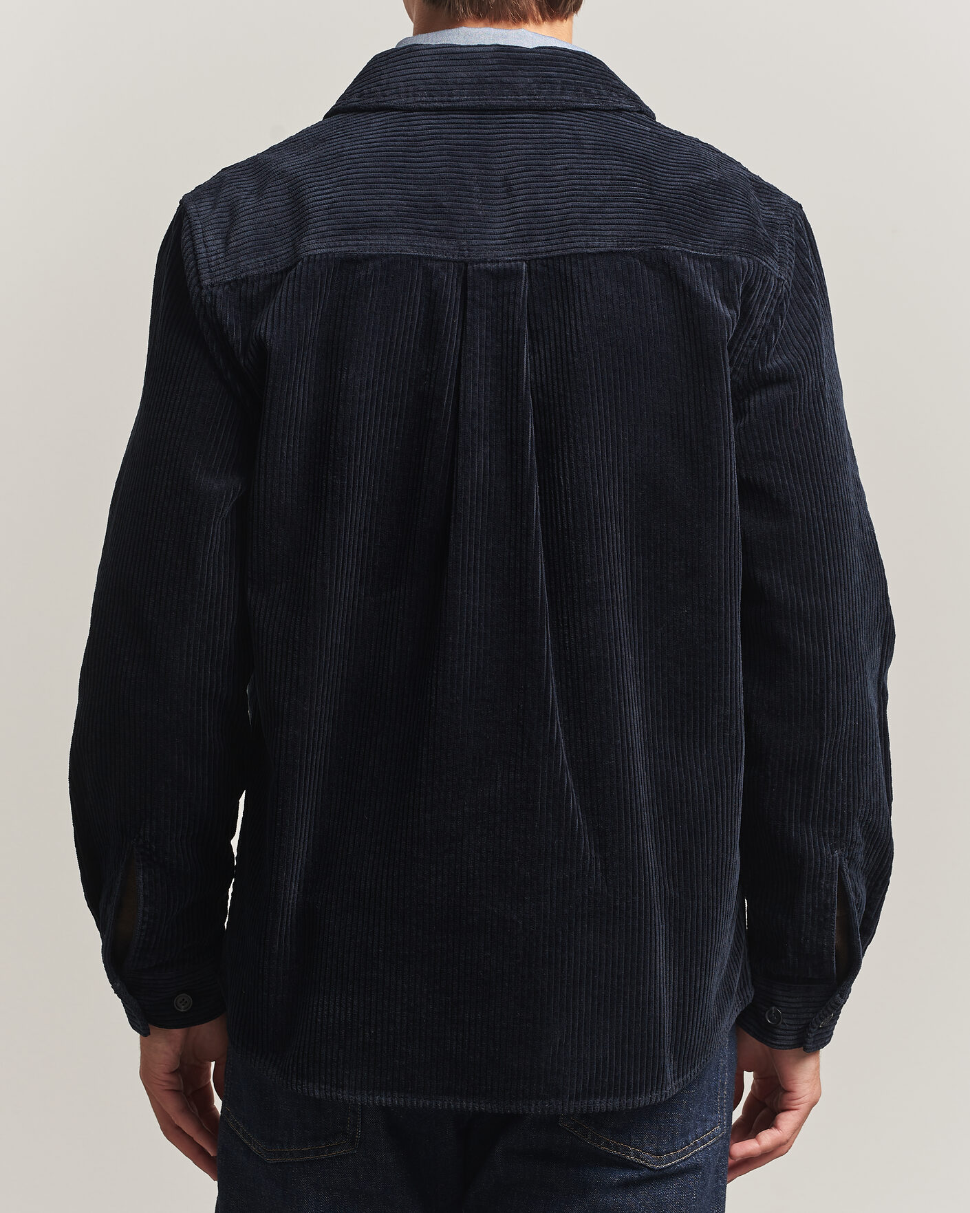 Uomini | Camicie | Gant | Regular Fit Corduroy Overshirt Evening Blue