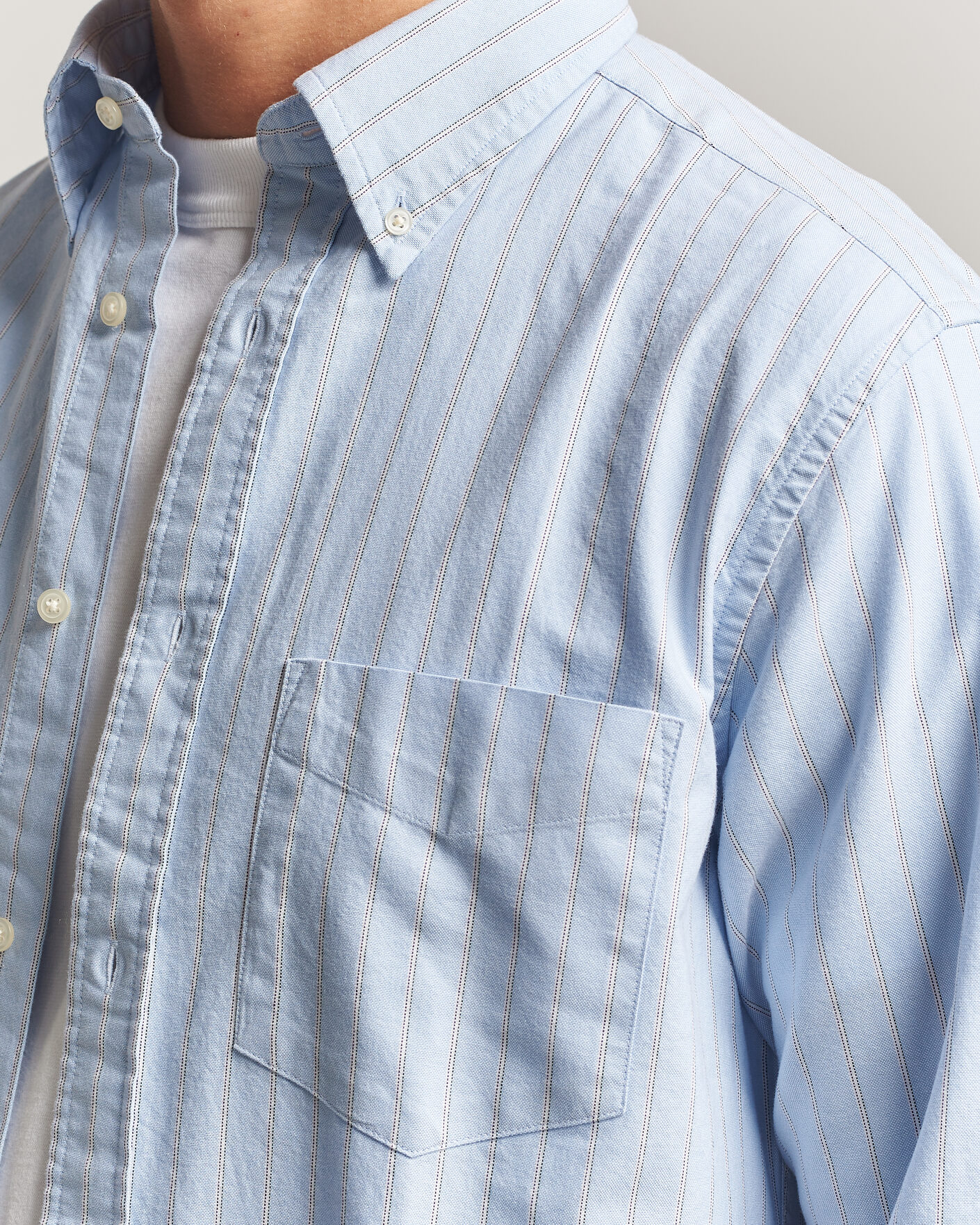 Uomini | Camicie | Gant | Regular Fit Archive Oxford Striped Shirt Clear Sky