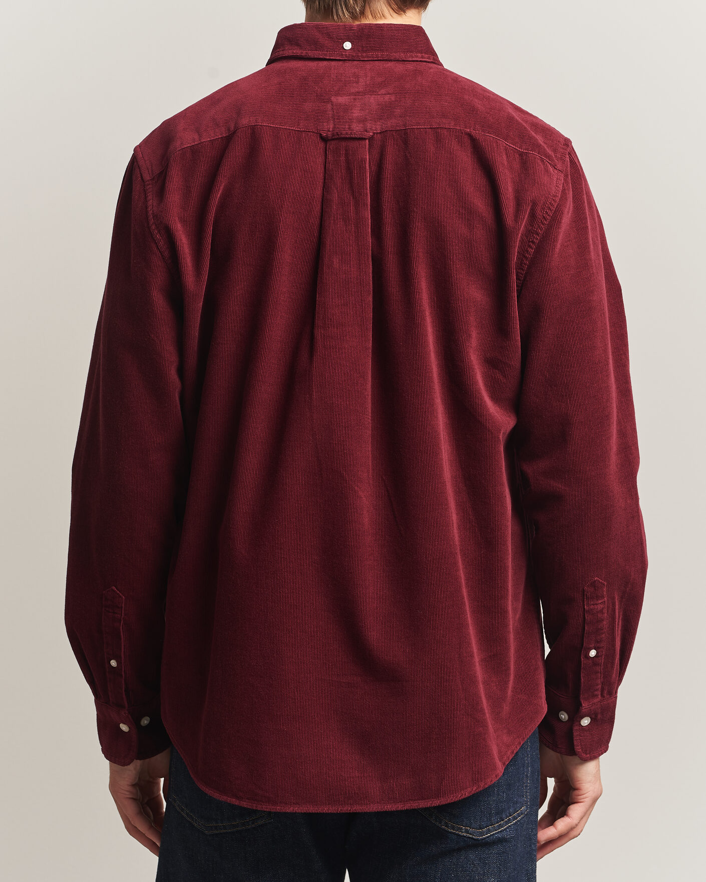 Uomini | Camicie | Gant | Regular Fit Corduroy Shirt Deep Grape Wine