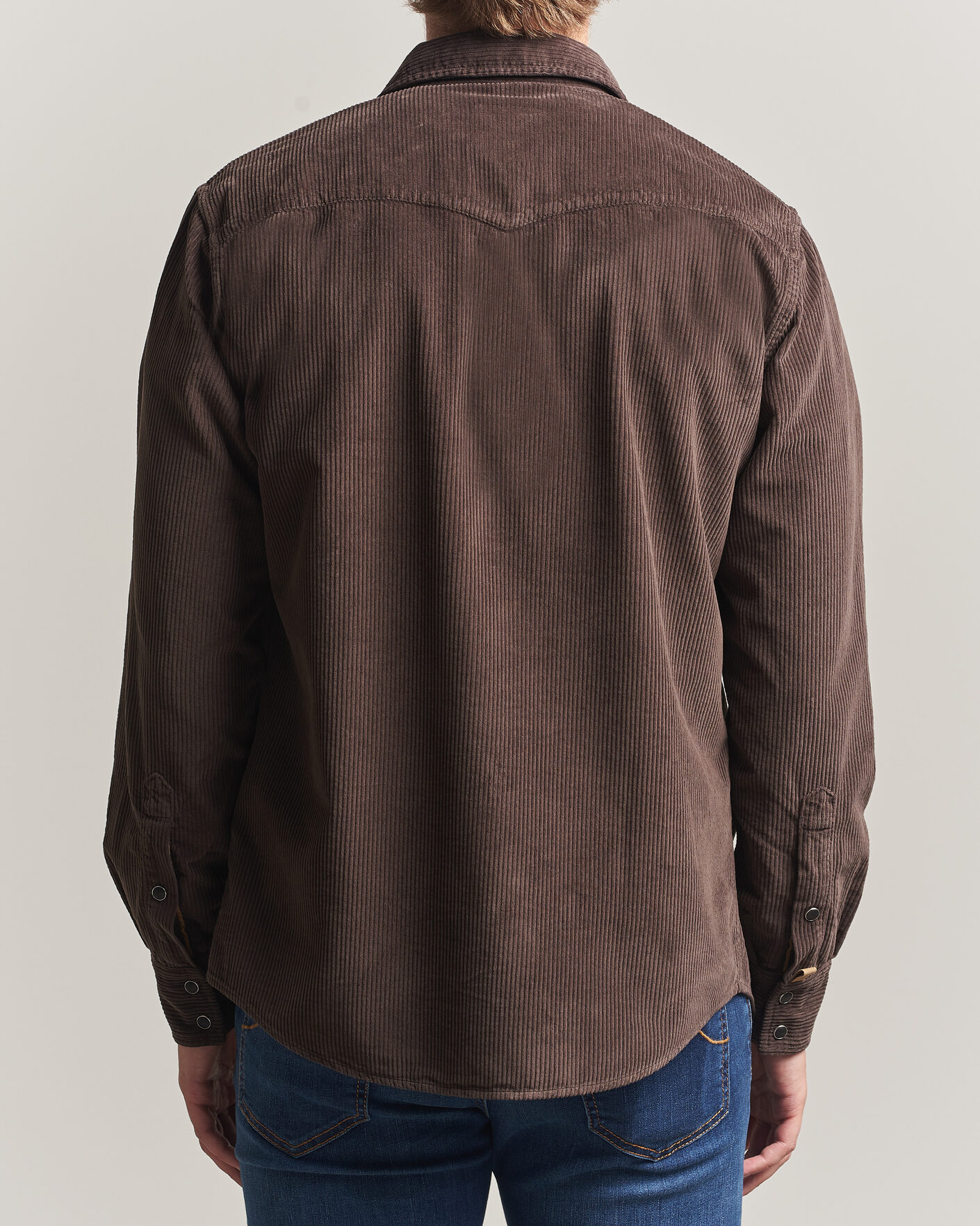 Uomini | Camicie | Jacob Cohën | Cord Pocket Overshirt Brown