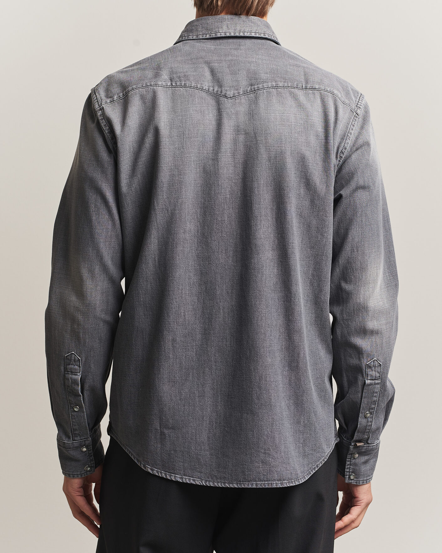Uomini | Camicie | Jacob Cohën | Denim Western Pocket Overshirt Grey