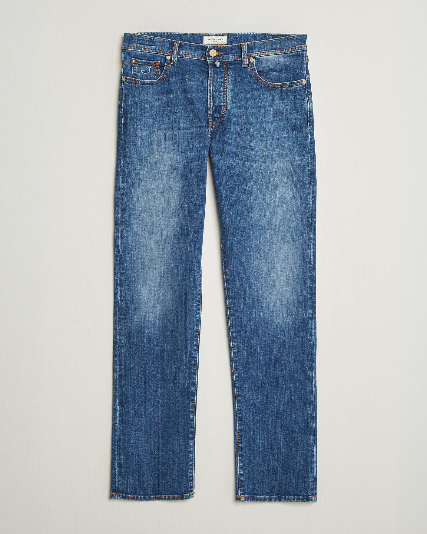 Uomini | Jeans | Jacob Cohën | Edos Regular Straight Fit Jeans Mid Blue