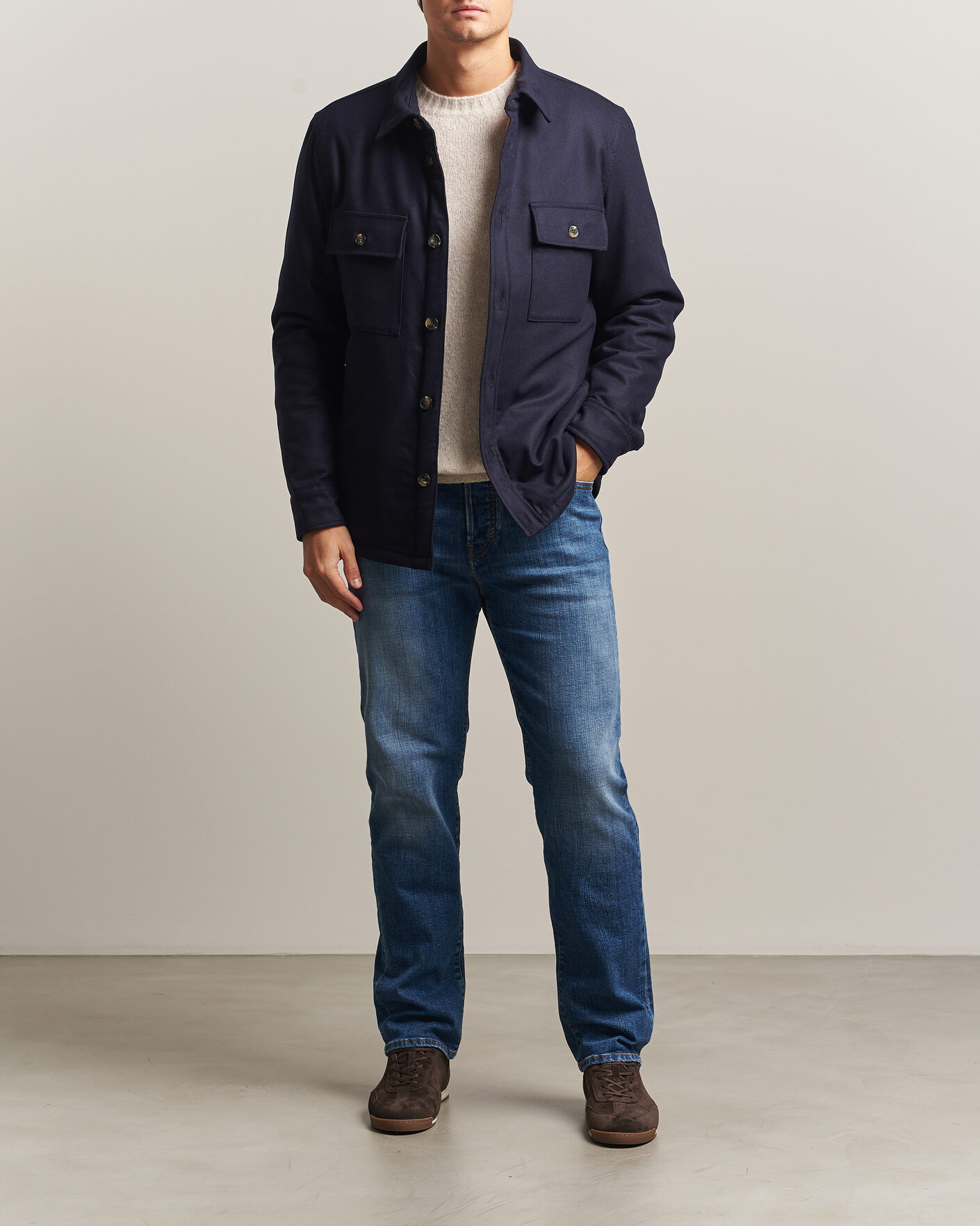 Uomini | Jeans | Jacob Cohën | Edos Regular Straight Fit Jeans Mid Blue