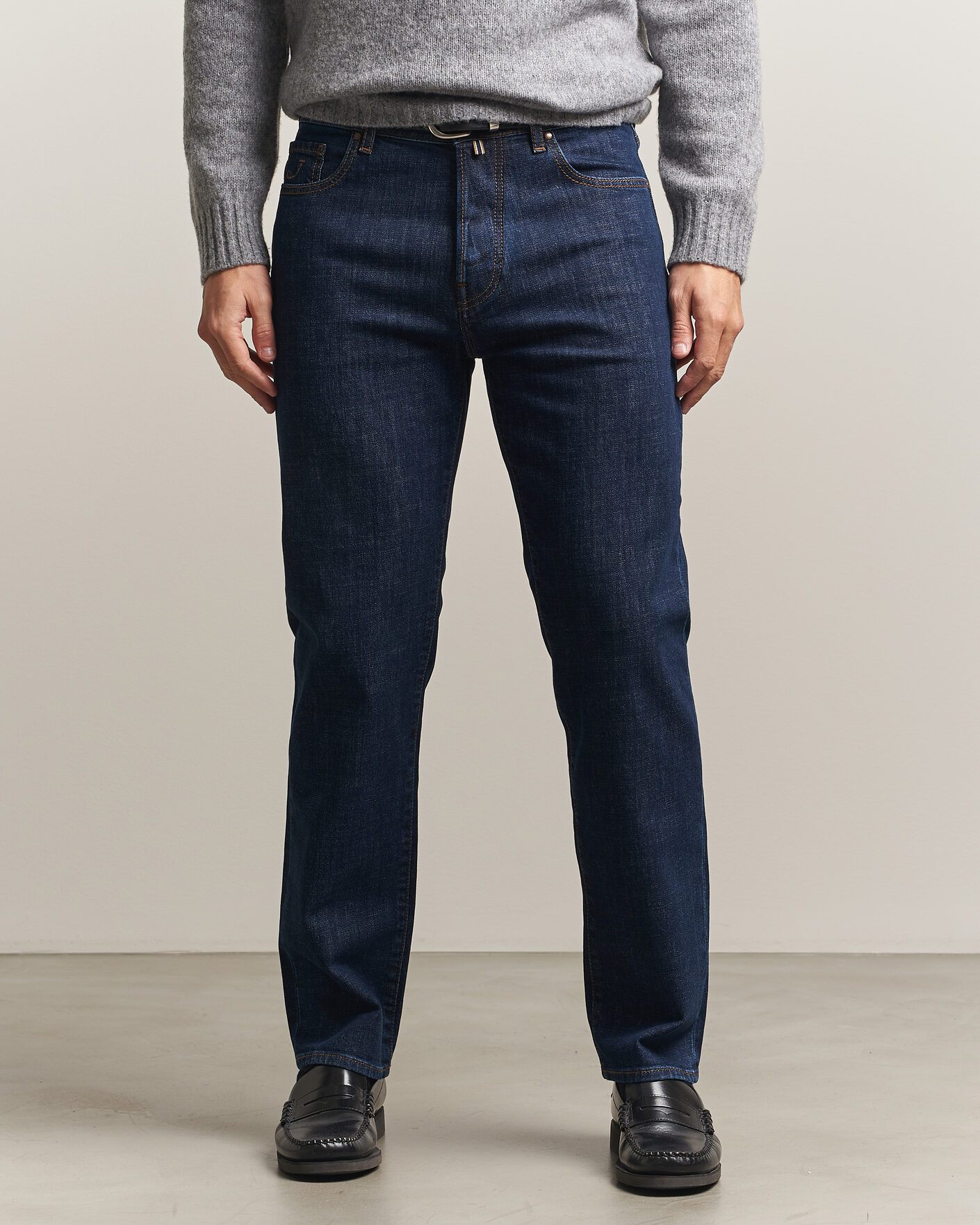 Uomini | Jeans | Jacob Cohën | Edos Regular Straight Fit Jeans Dark Blue