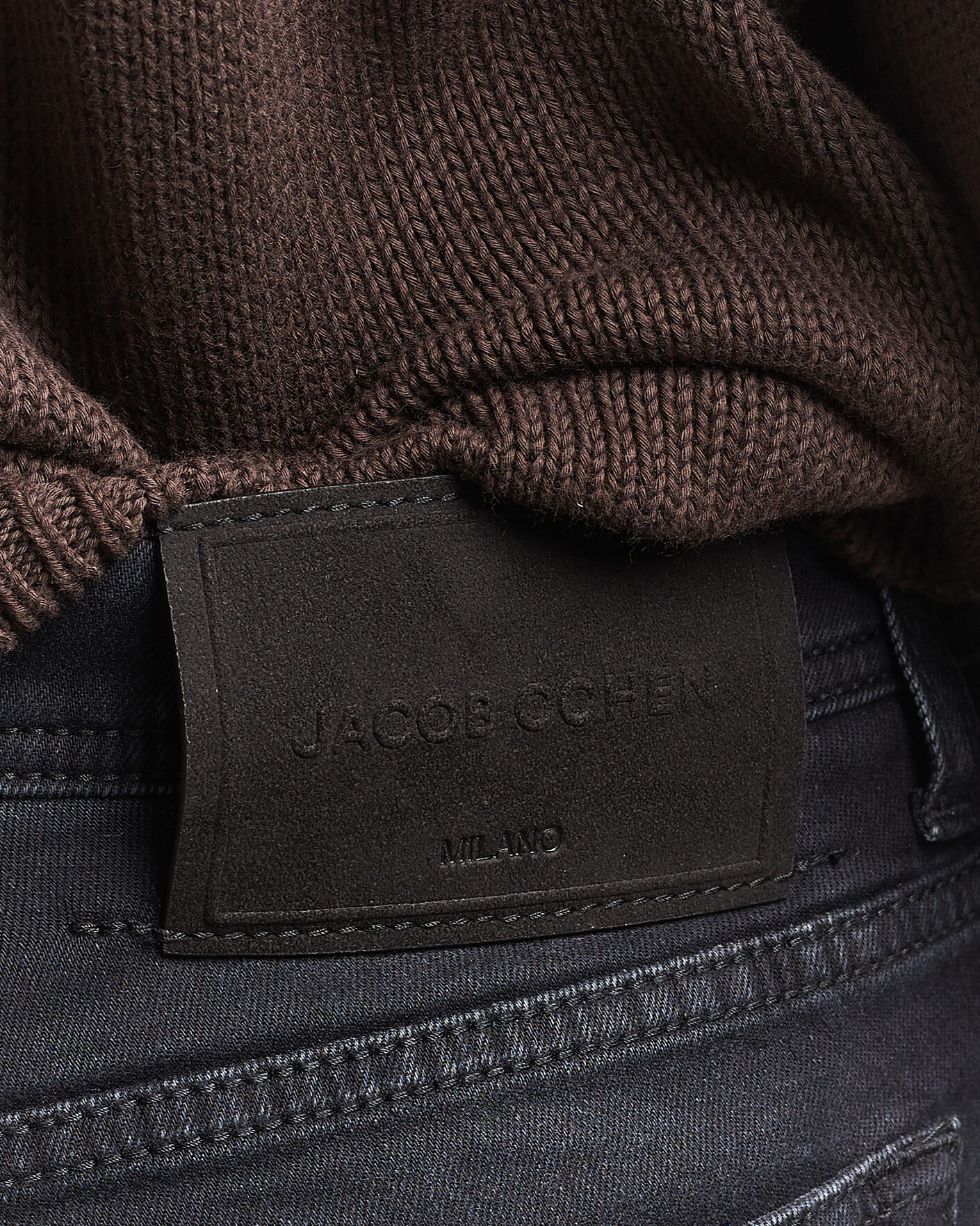 Uomini | Jeans | Jacob Cohën | Bard Slim Fit Stretch Jeans Washed Black