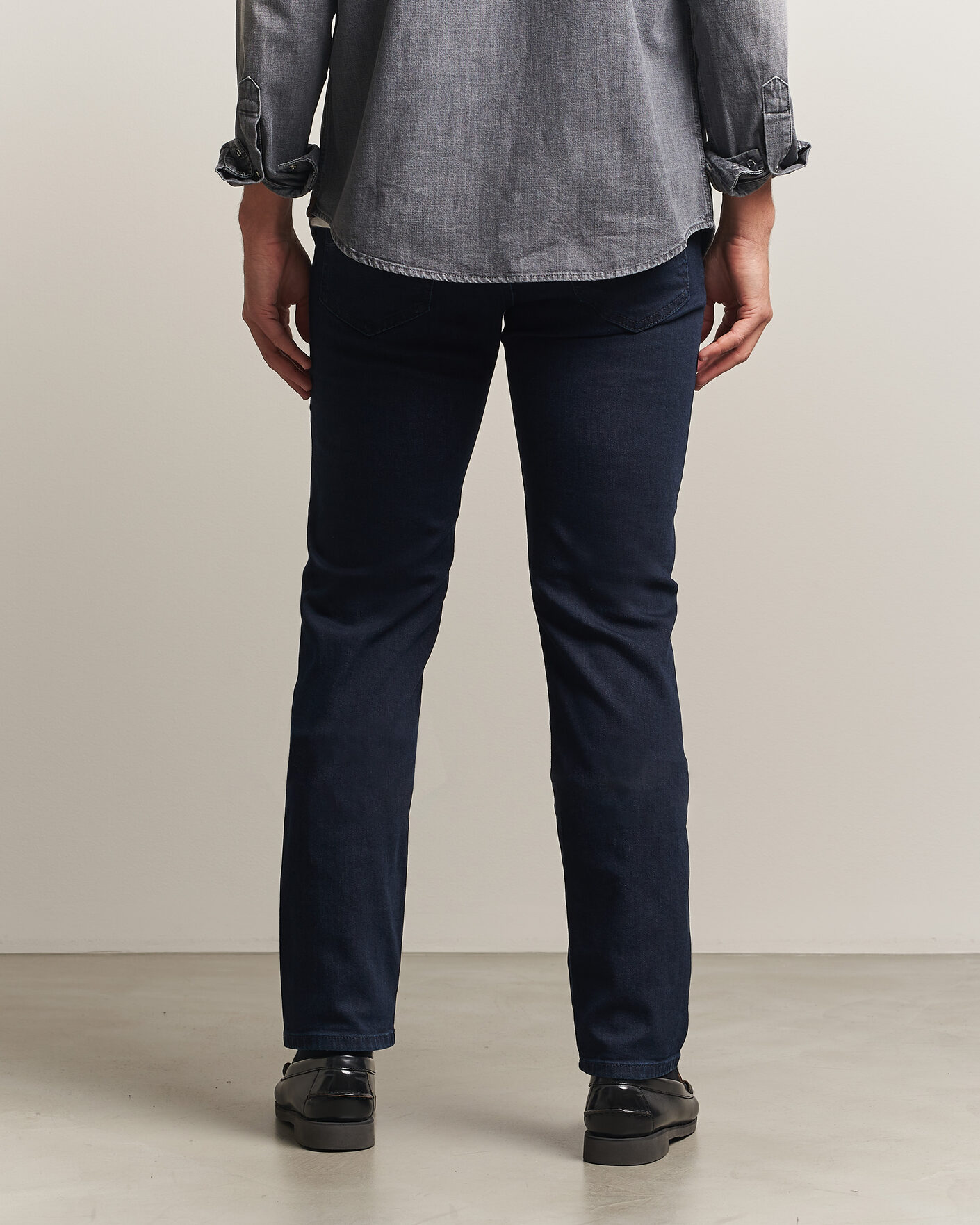 Uomini | Jeans | Jacob Cohën | Bard Slim Fit Stretch Jeans Overdyed Blue