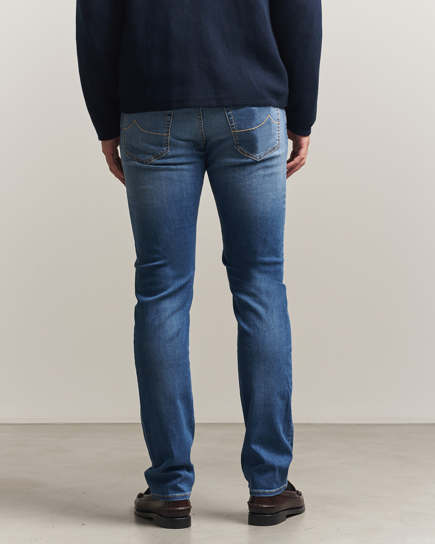 Uomini | Jeans | Jacob Cohën | Bard Slim Fit Stretch Jeans Light Blue