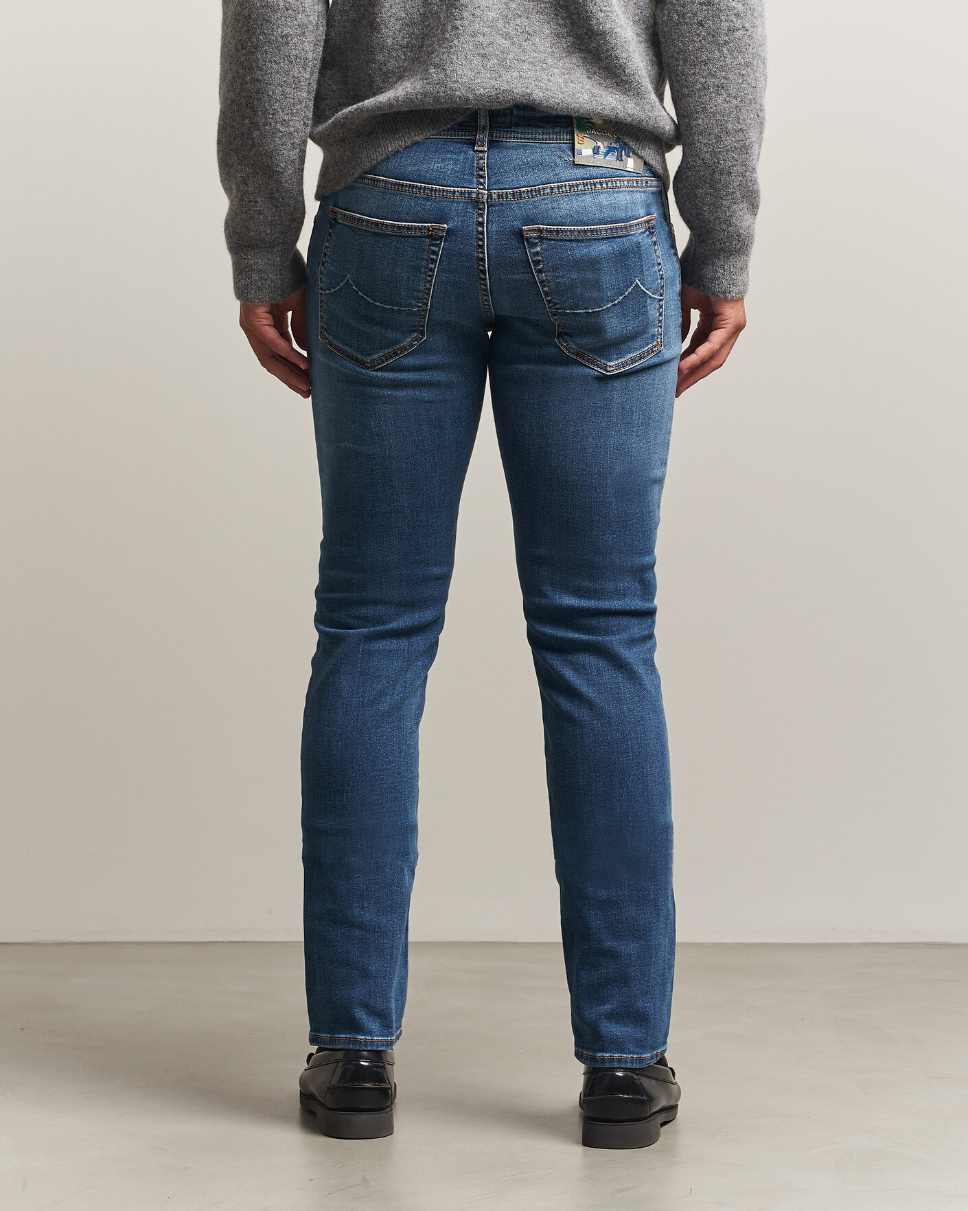 Uomini | Jeans | Jacob Cohën | Nick F1 Slim Fit Stretch Jeans Light Blue