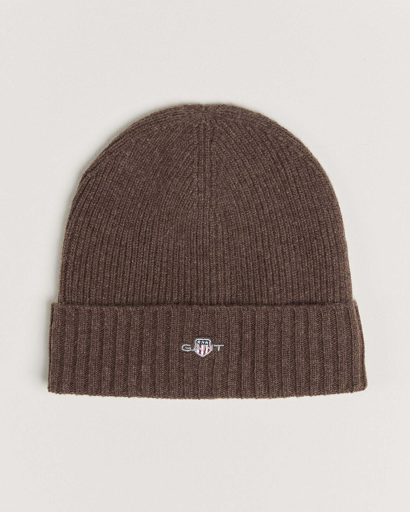 Uomini | Berretti | Gant | Wool Beanie Shadow Brown
