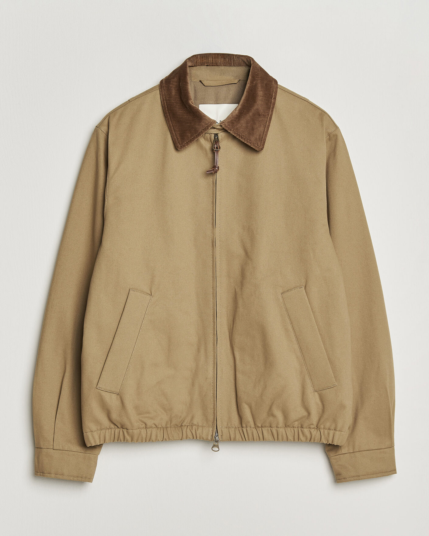 Uomini | Giacche | Gant | Moleskin Harrington Jacket Light Taupe
