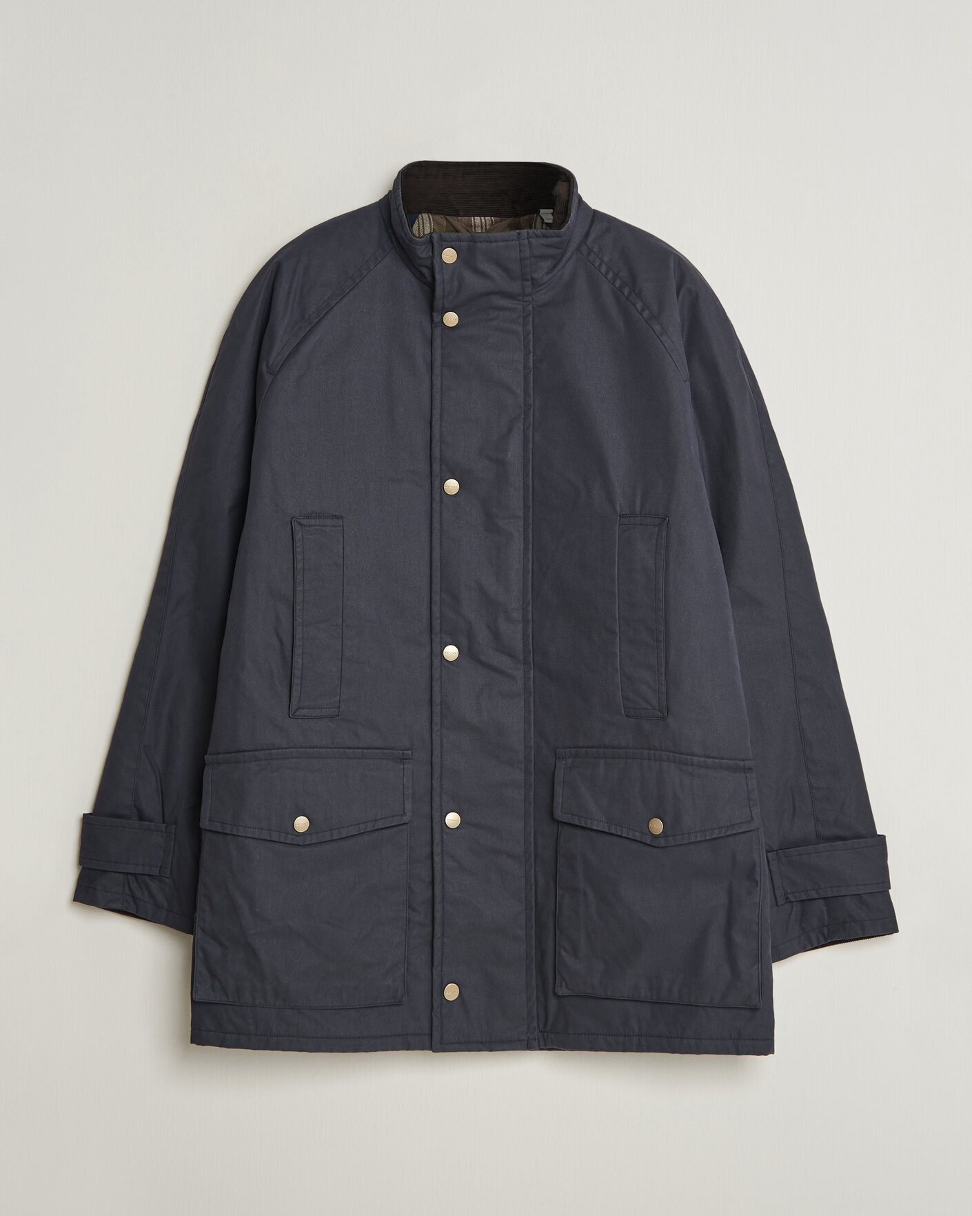 Uomini | Giacche | Gant | Waxed Double Decker Jacket Evening Blue
