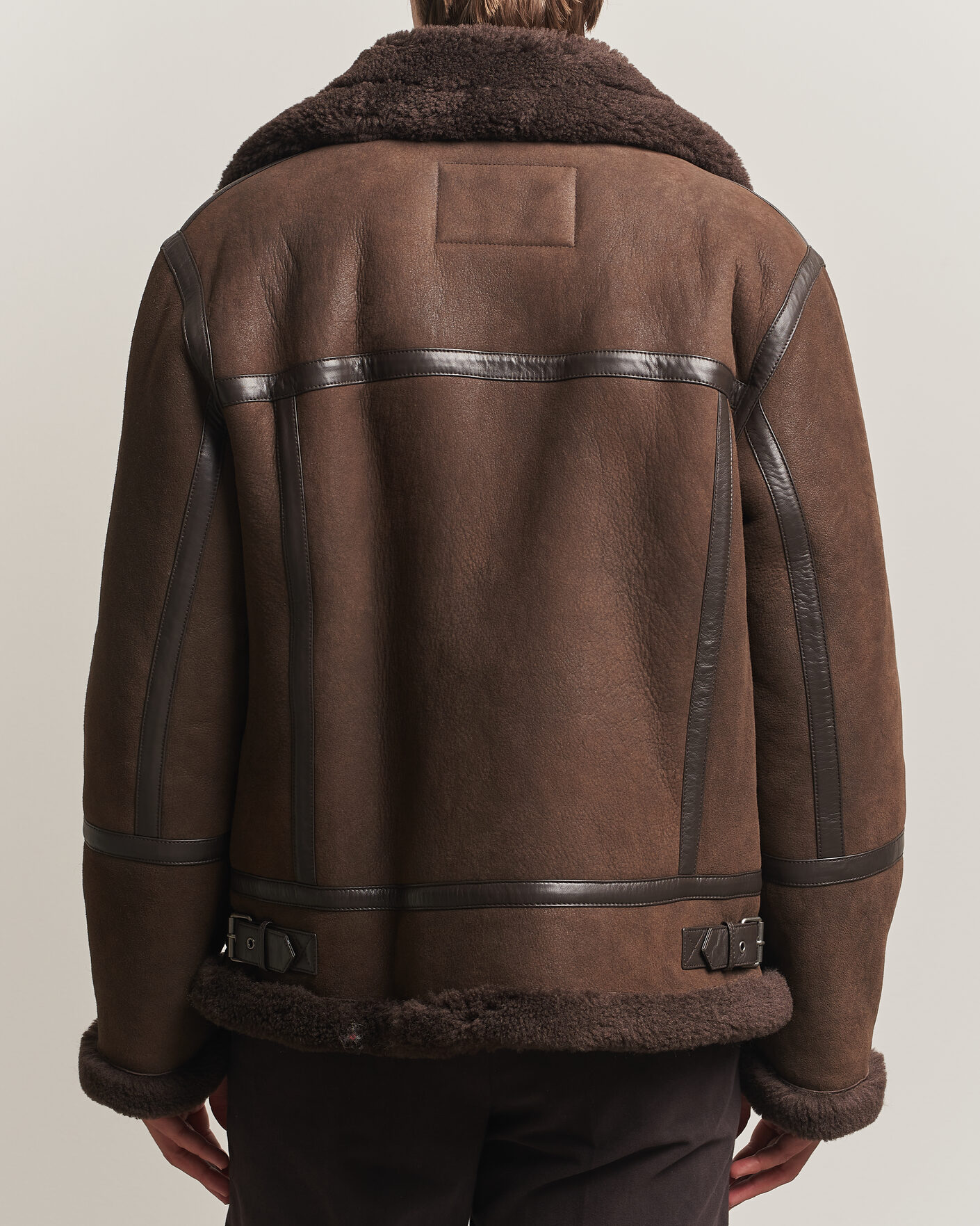Uomini | Giacche | Gant | Classic Shearling Jacket Black Brown
