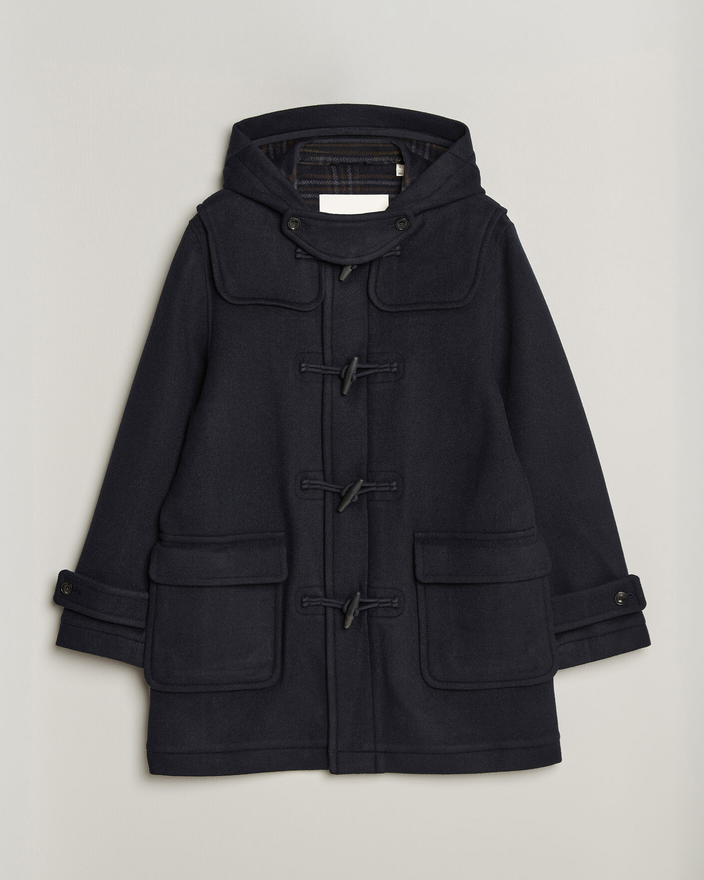 Uomini | Giacche | Gant | Classic Wool Duffle Coat Evening Blue
