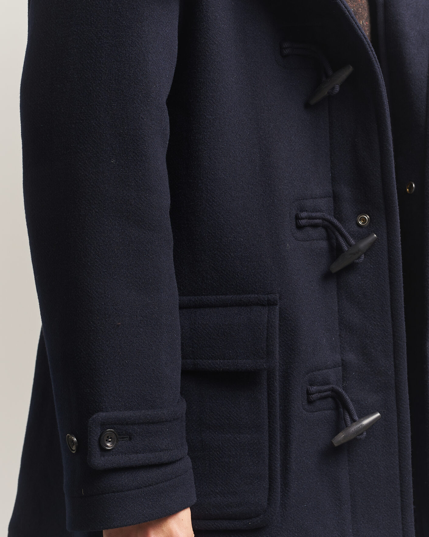 Uomini | Giacche | Gant | Classic Wool Duffle Coat Evening Blue