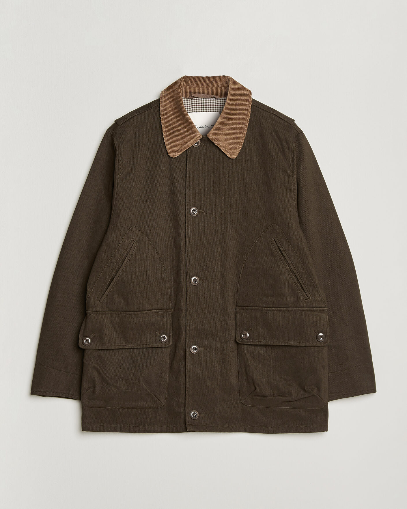 Uomini | Giacche | Gant | Moleskin Decker Jacket Dark Moss Green