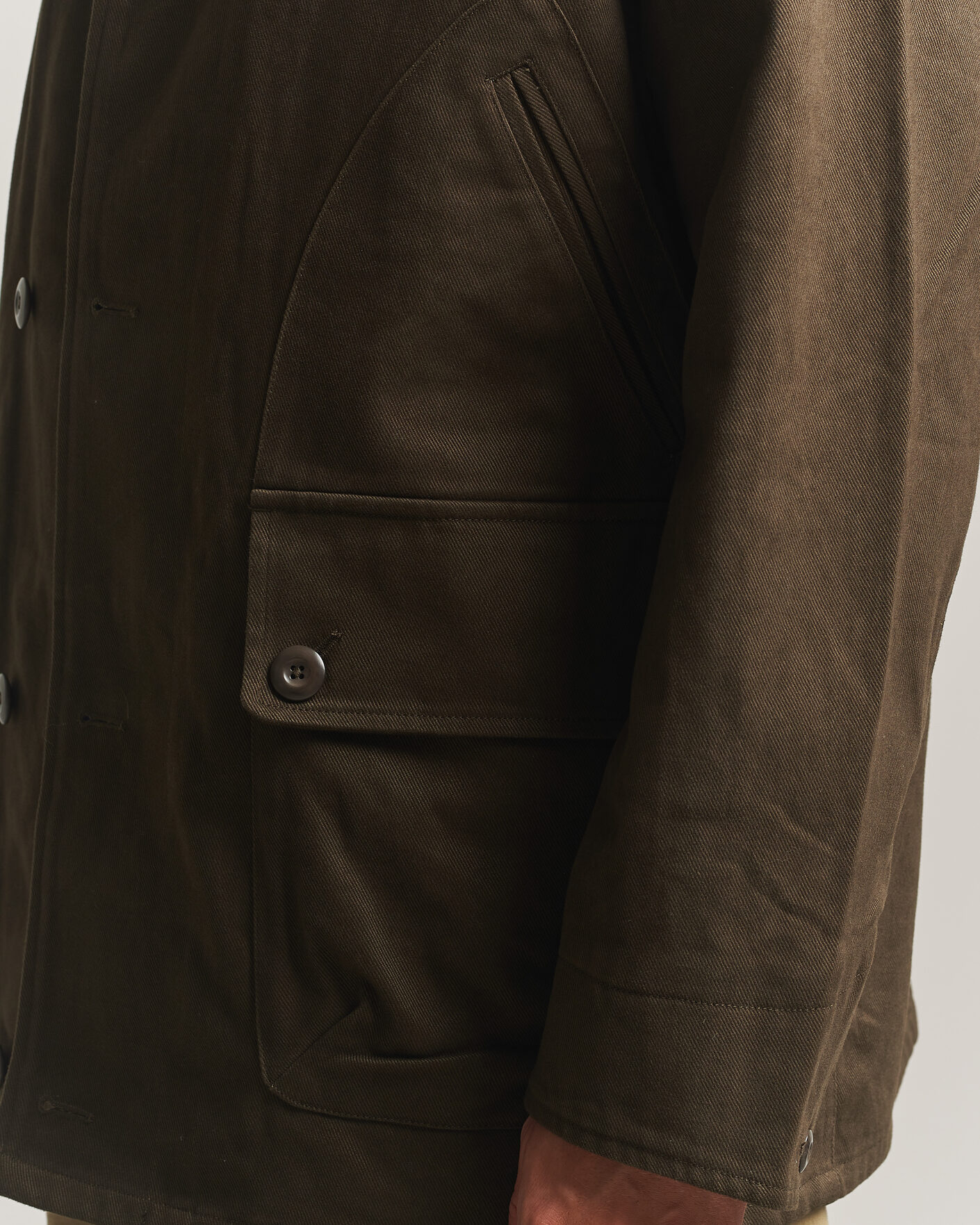 Uomini | Giacche | Gant | Moleskin Decker Jacket Dark Moss Green