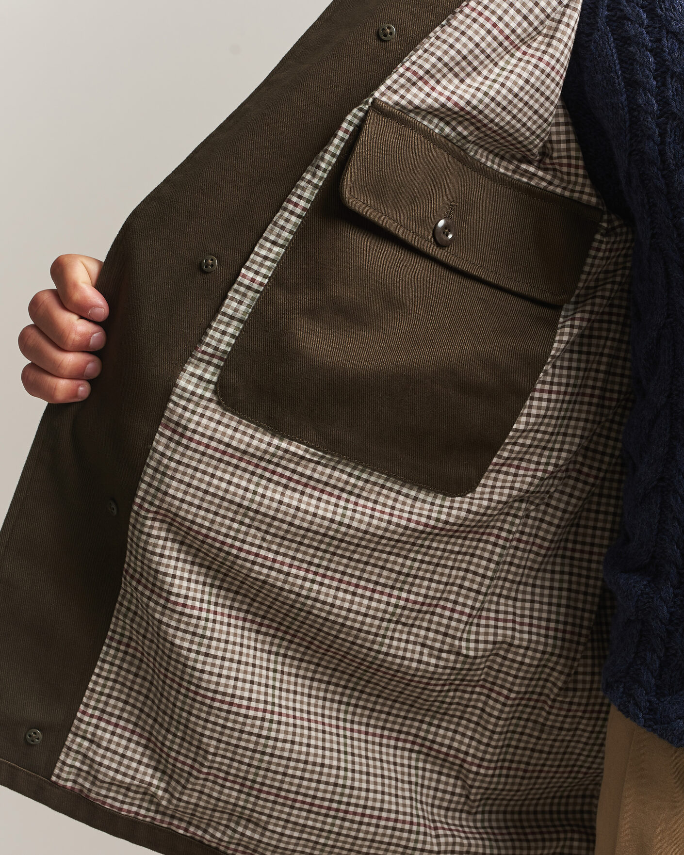 Uomini | Giacche | Gant | Moleskin Decker Jacket Dark Moss Green
